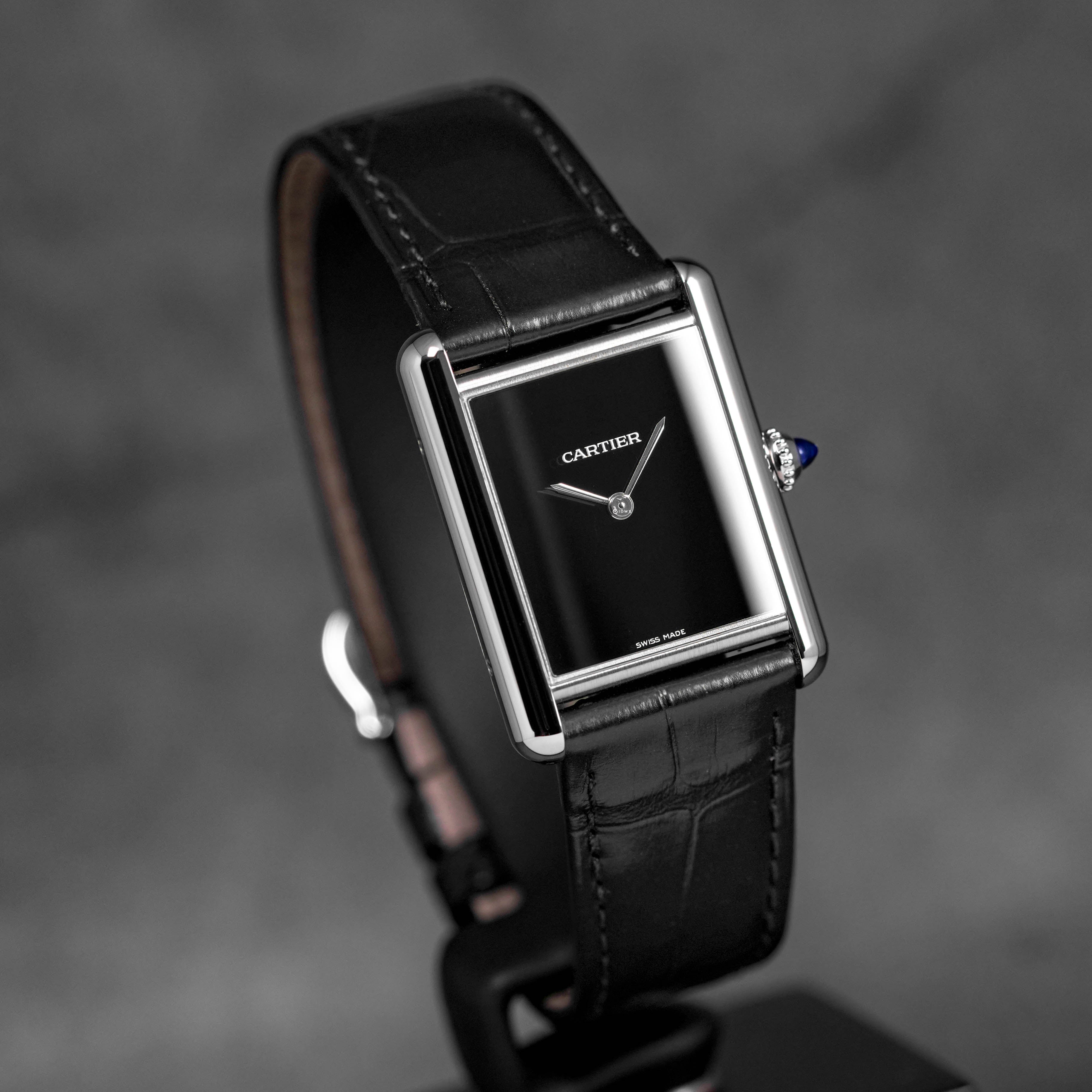 Harga Cartier Tank Must De Cartier L Black Terbaru