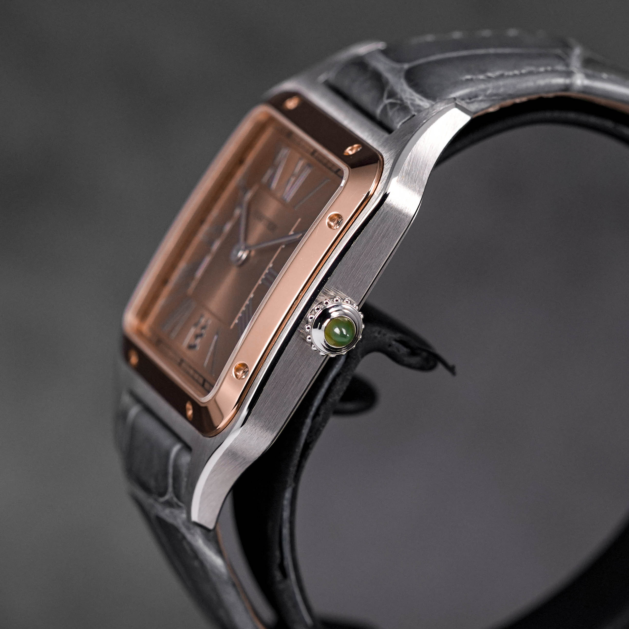 SANTOS DUMONT L TWOTONE ROSEGOLD SALMON DIAL CHINA SPECIAL EDITION (2023)