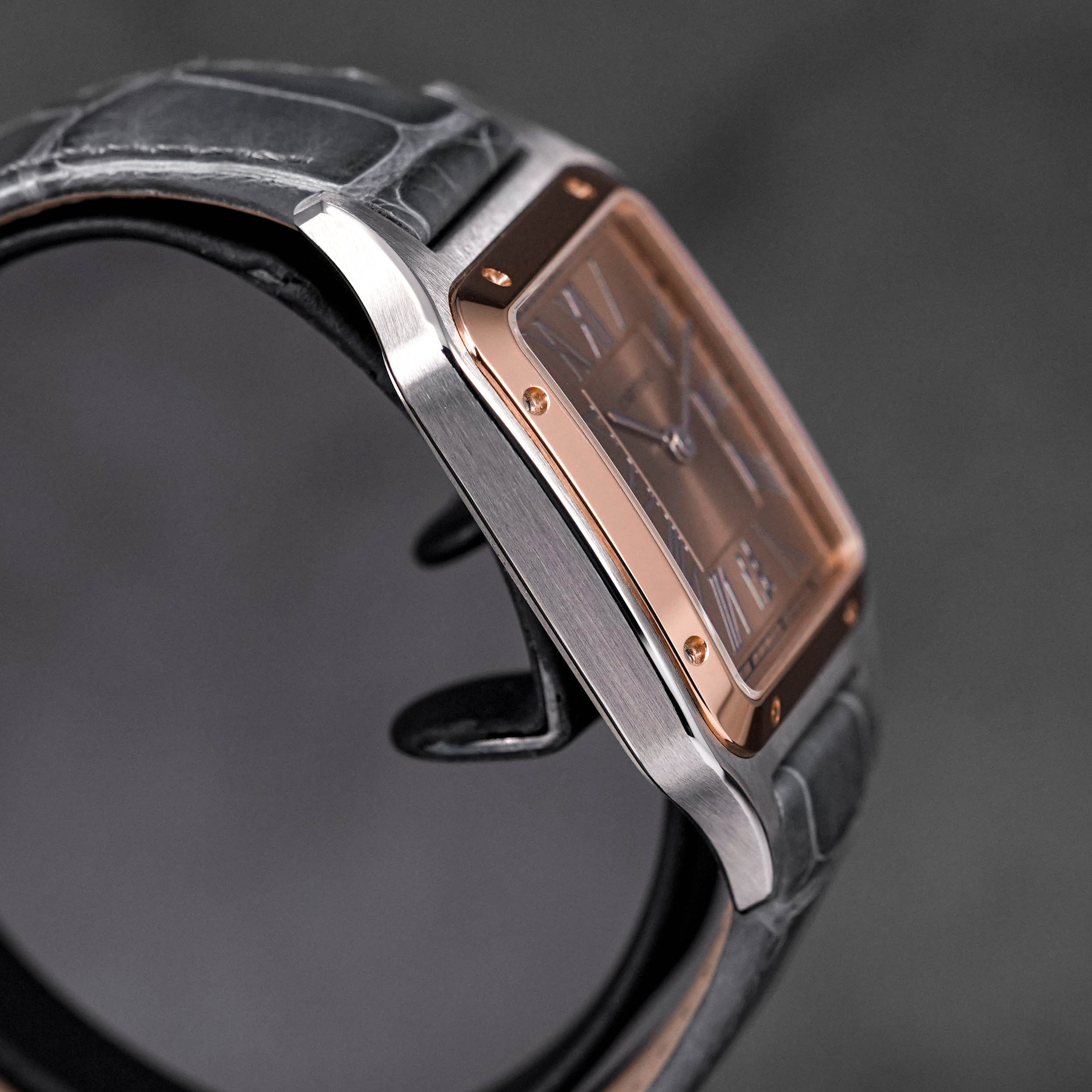 SANTOS DUMONT L TWOTONE ROSEGOLD SALMON DIAL CHINA SPECIAL EDITION (2023)