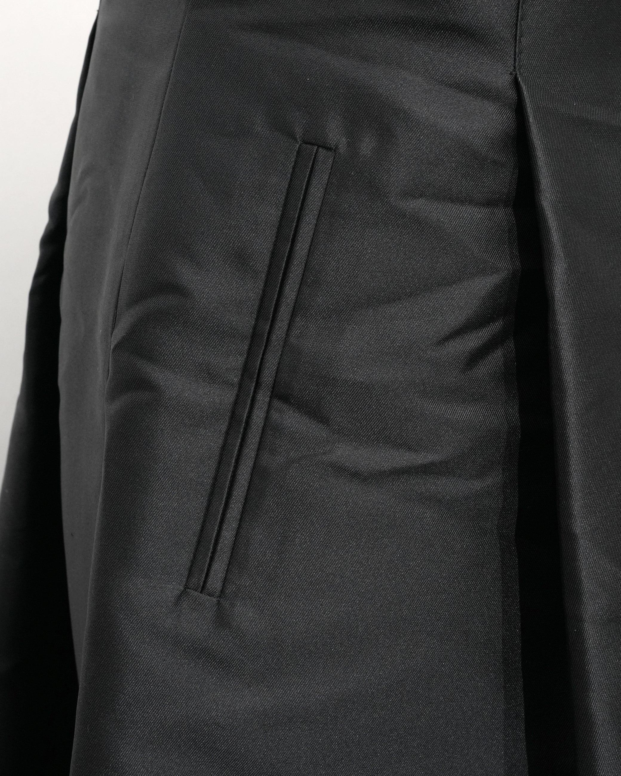 VINTAGE KNEE-LENGTH DRESS BLACK - SIZE 40