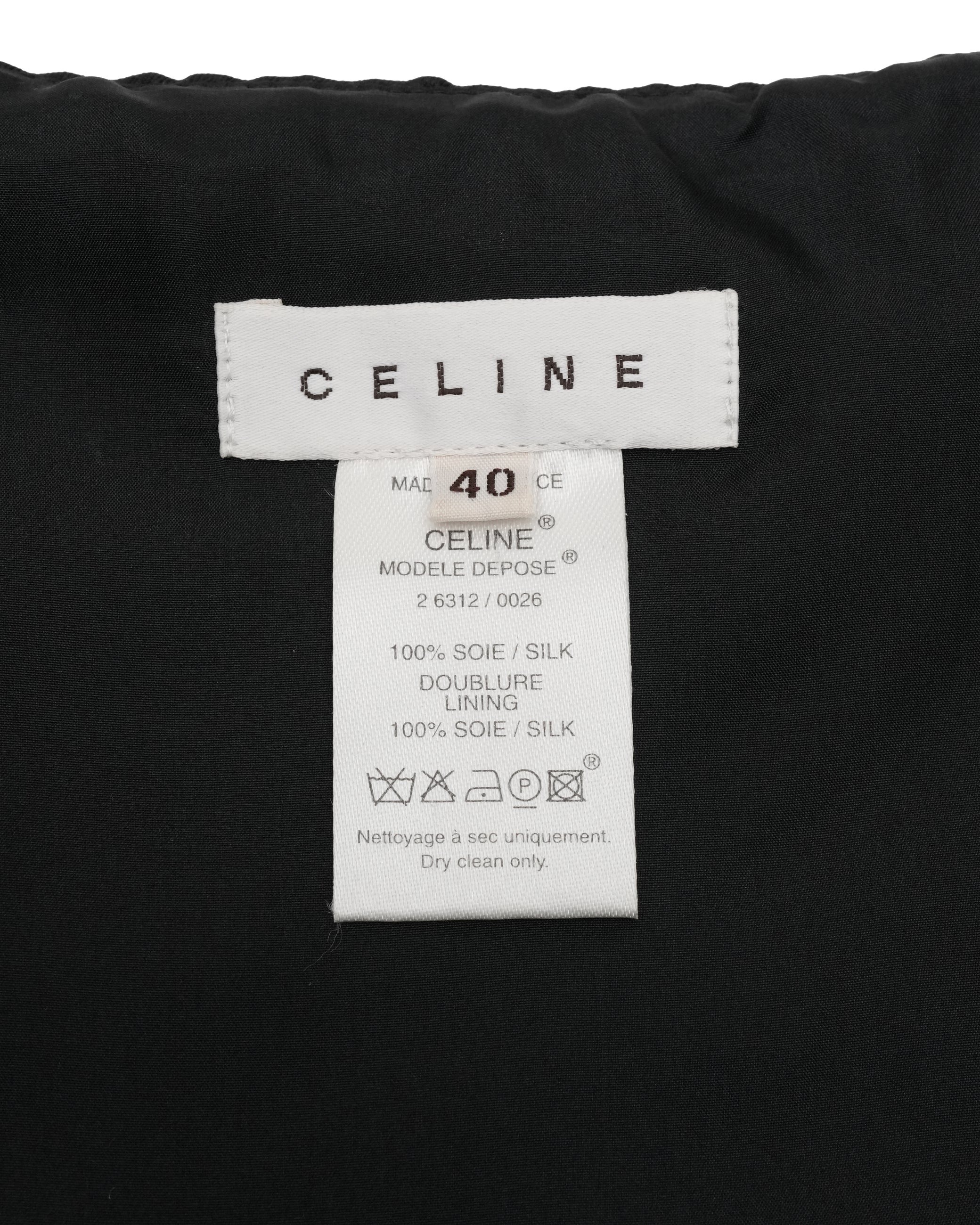 VINTAGE KNEE-LENGTH DRESS BLACK - SIZE 40