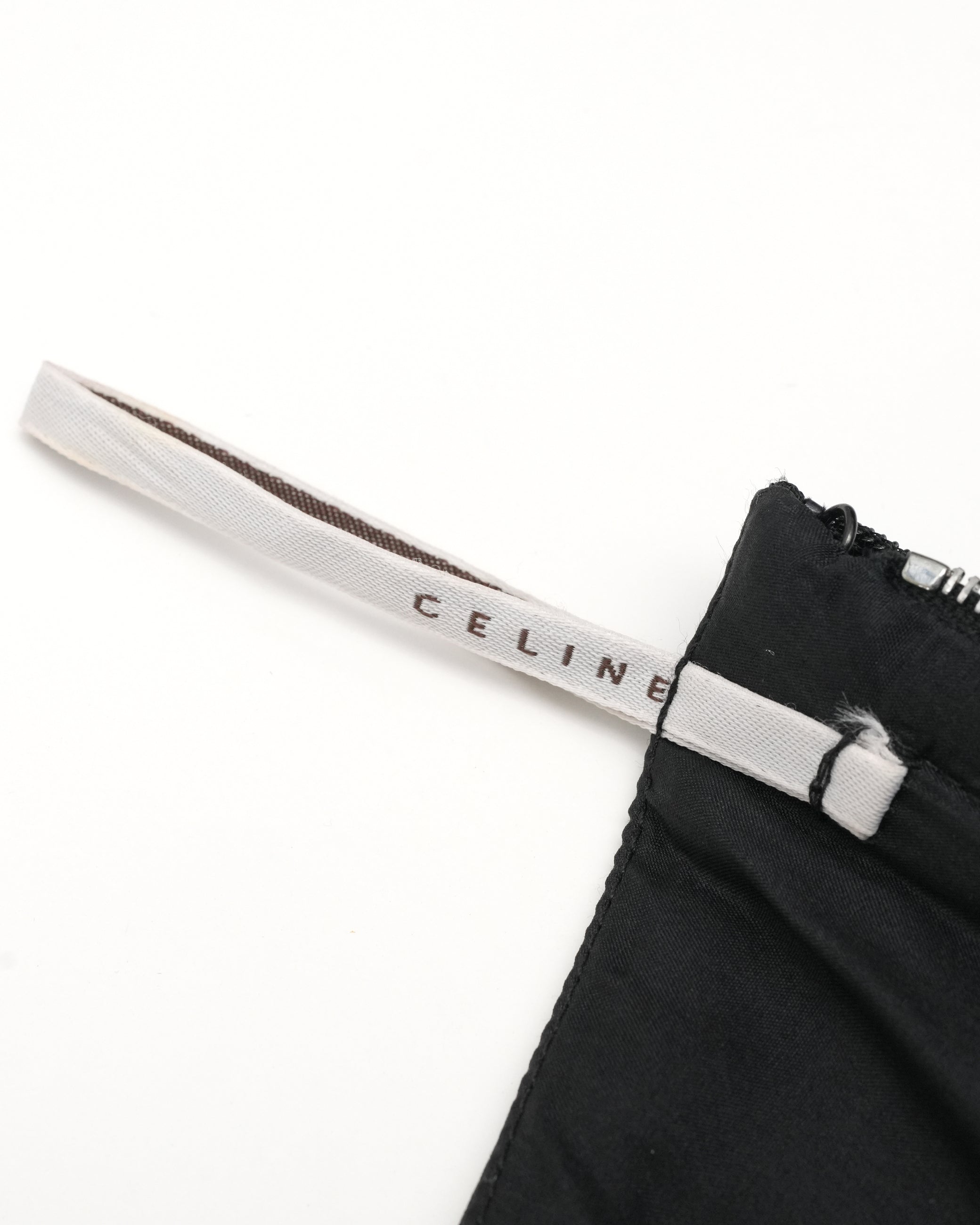 VINTAGE KNEE-LENGTH DRESS BLACK - SIZE 40