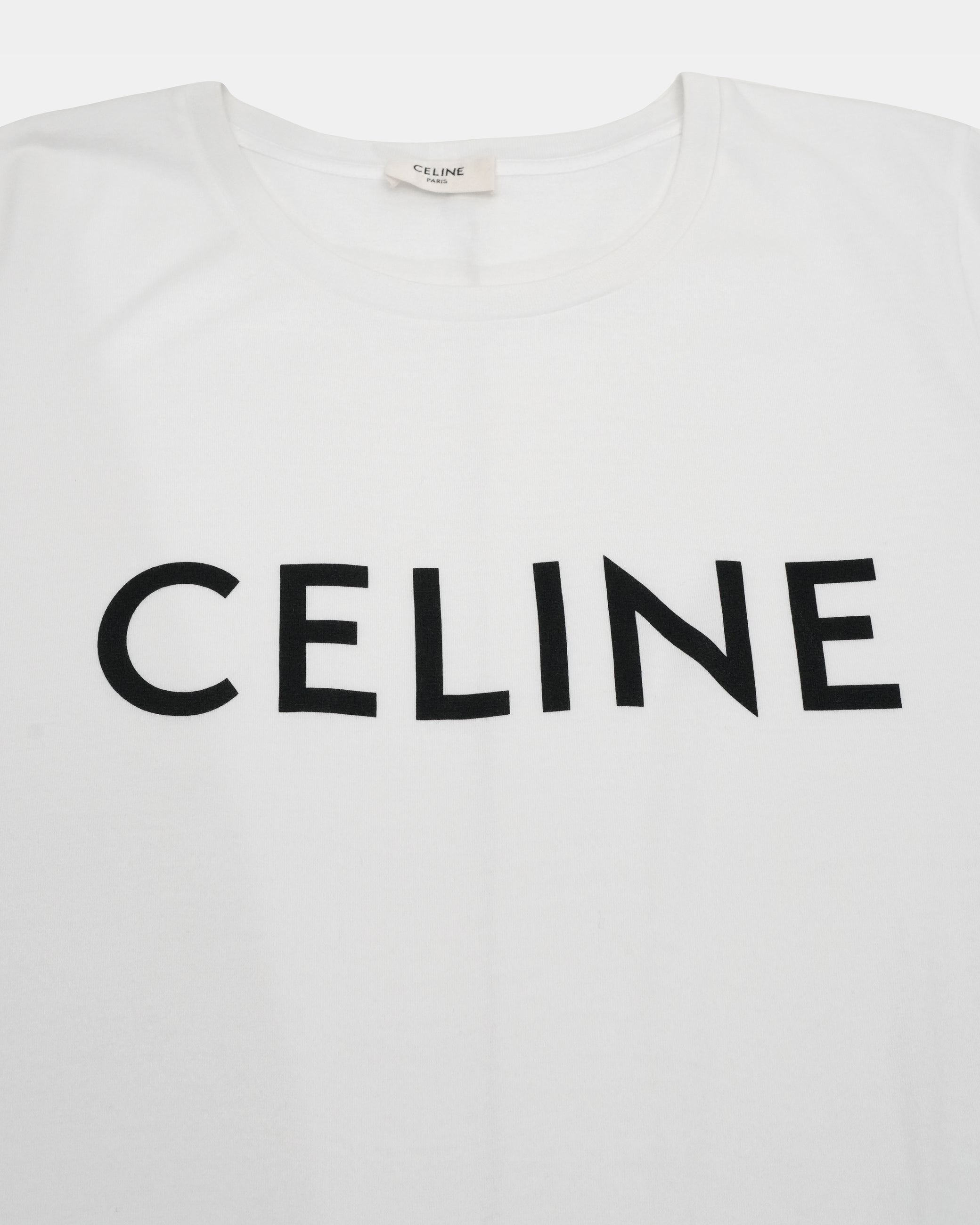 LOOSE T-SHIRT IN COTTON JERSEY WHITE - SIZE S