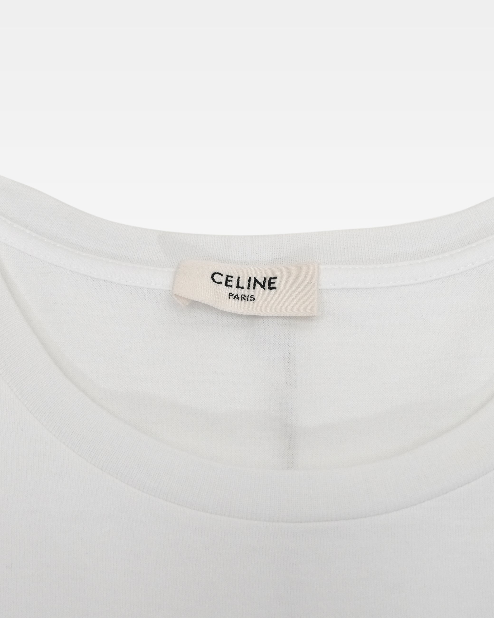 LOOSE T-SHIRT IN COTTON JERSEY WHITE - SIZE S