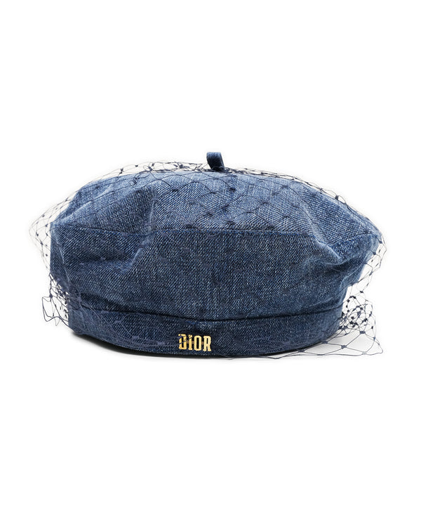 Christian Dior Beret Denim