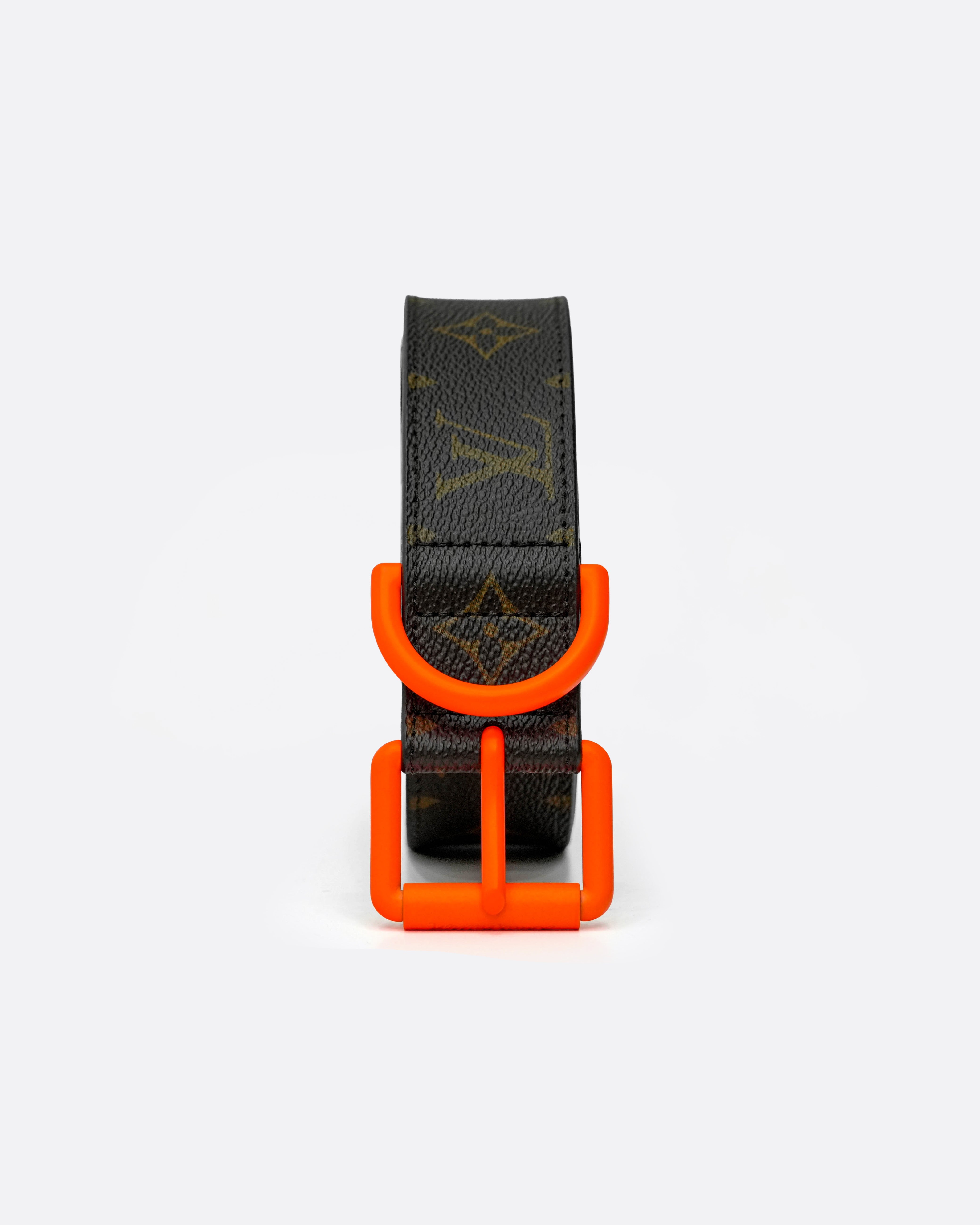 MONOGRAM SOLAR REY BELT ORANGE BUCKLE 2018