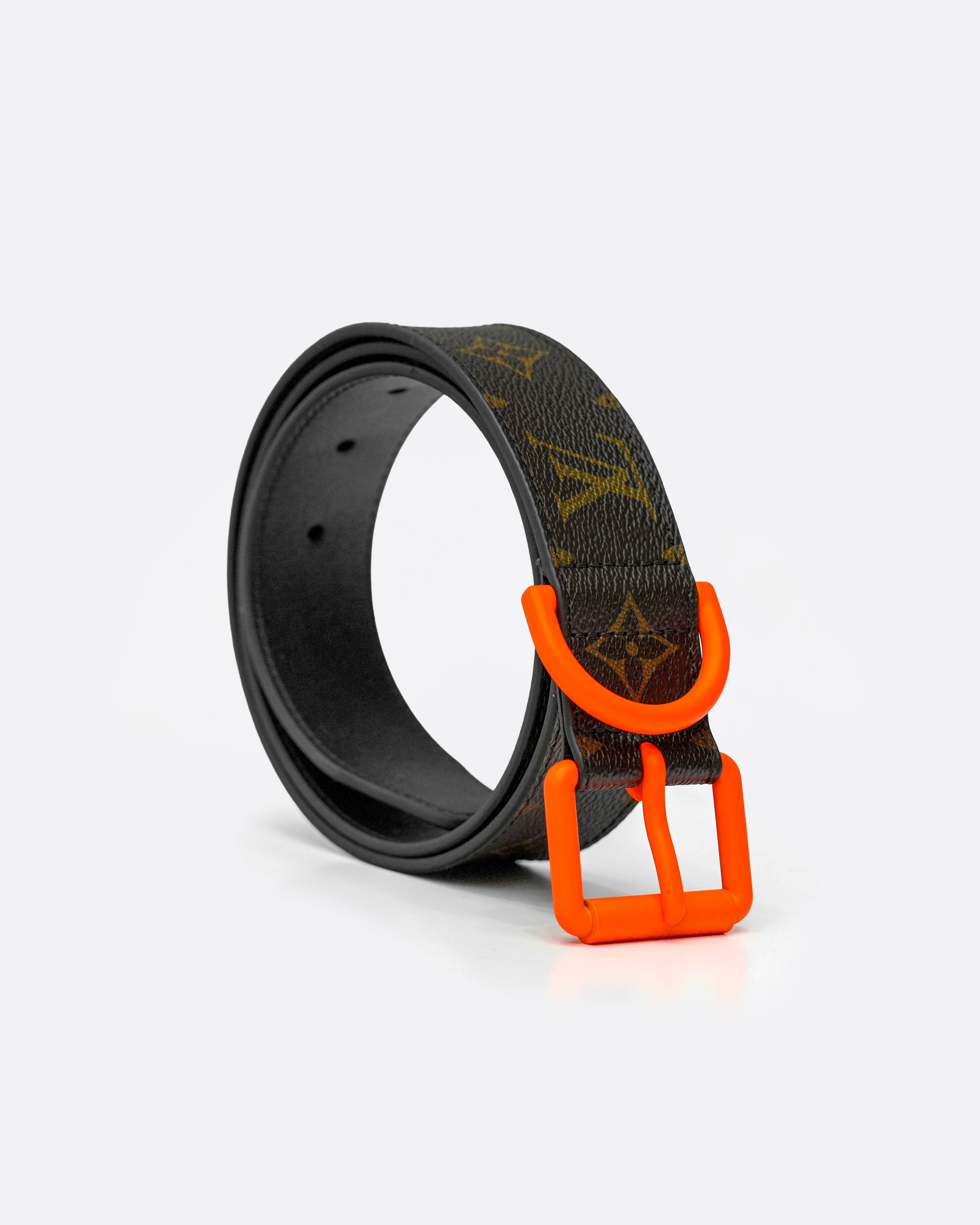 MONOGRAM SOLAR REY BELT ORANGE BUCKLE 2018