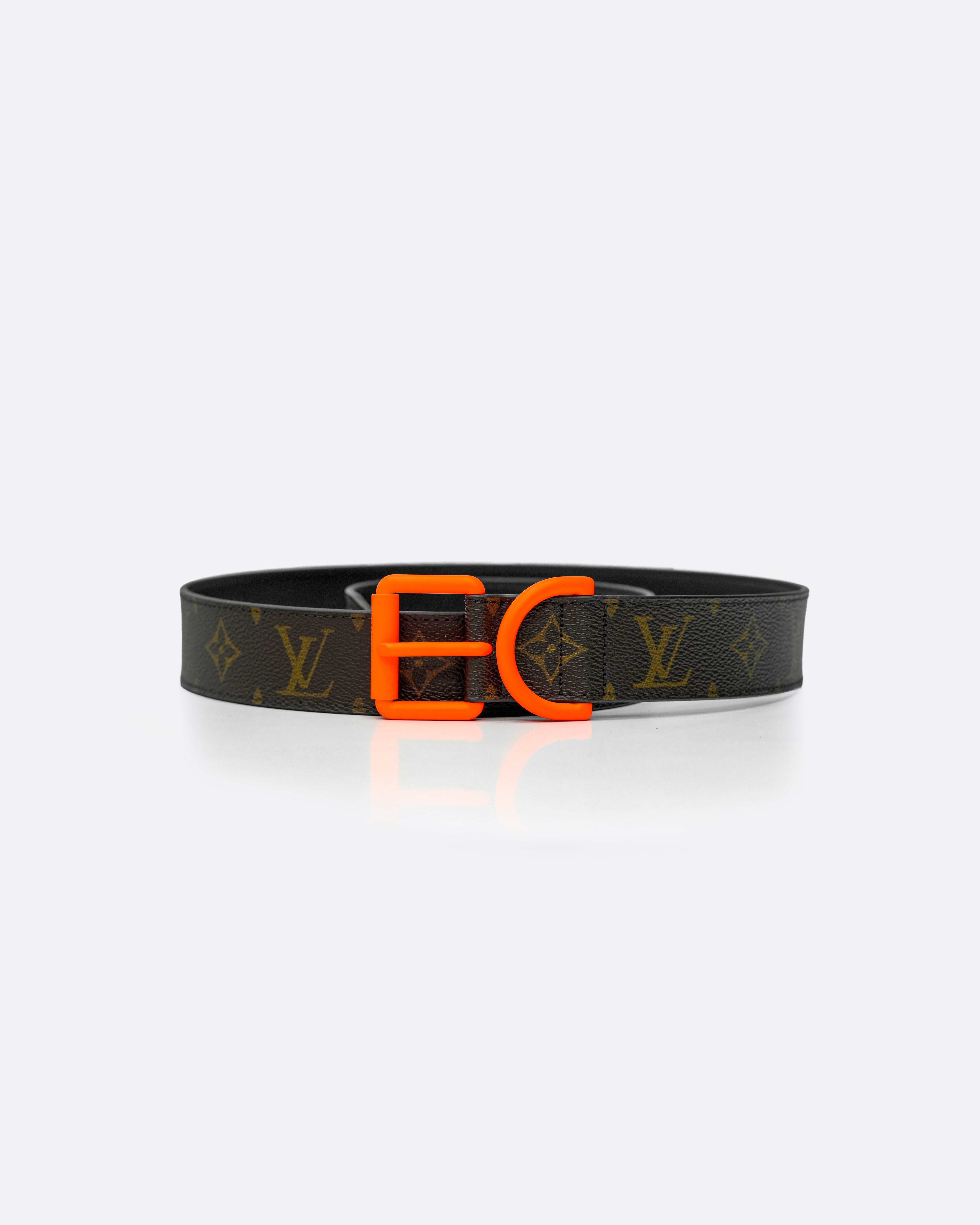 MONOGRAM SOLAR REY BELT ORANGE BUCKLE 2018