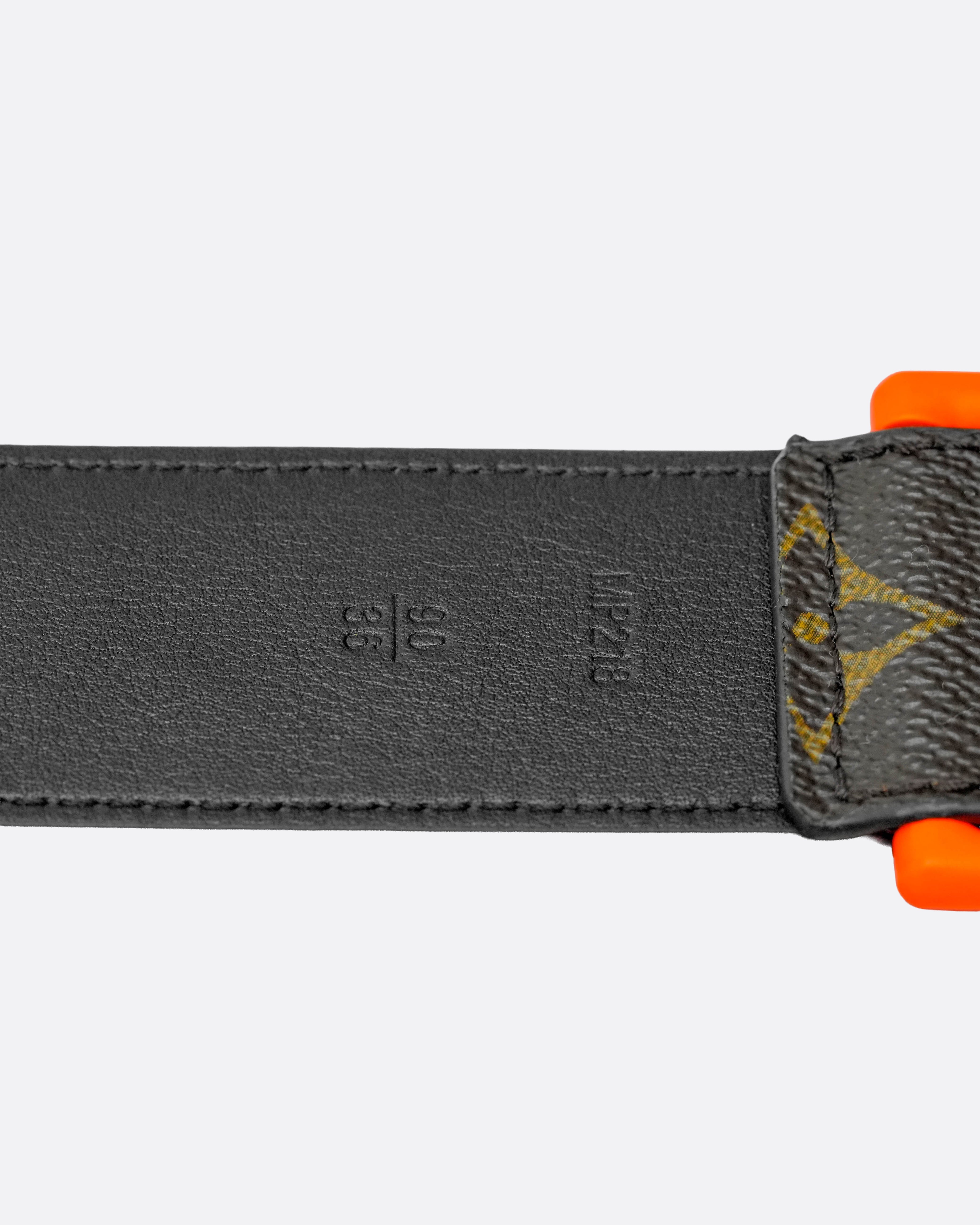 MONOGRAM SOLAR REY BELT ORANGE BUCKLE 2018