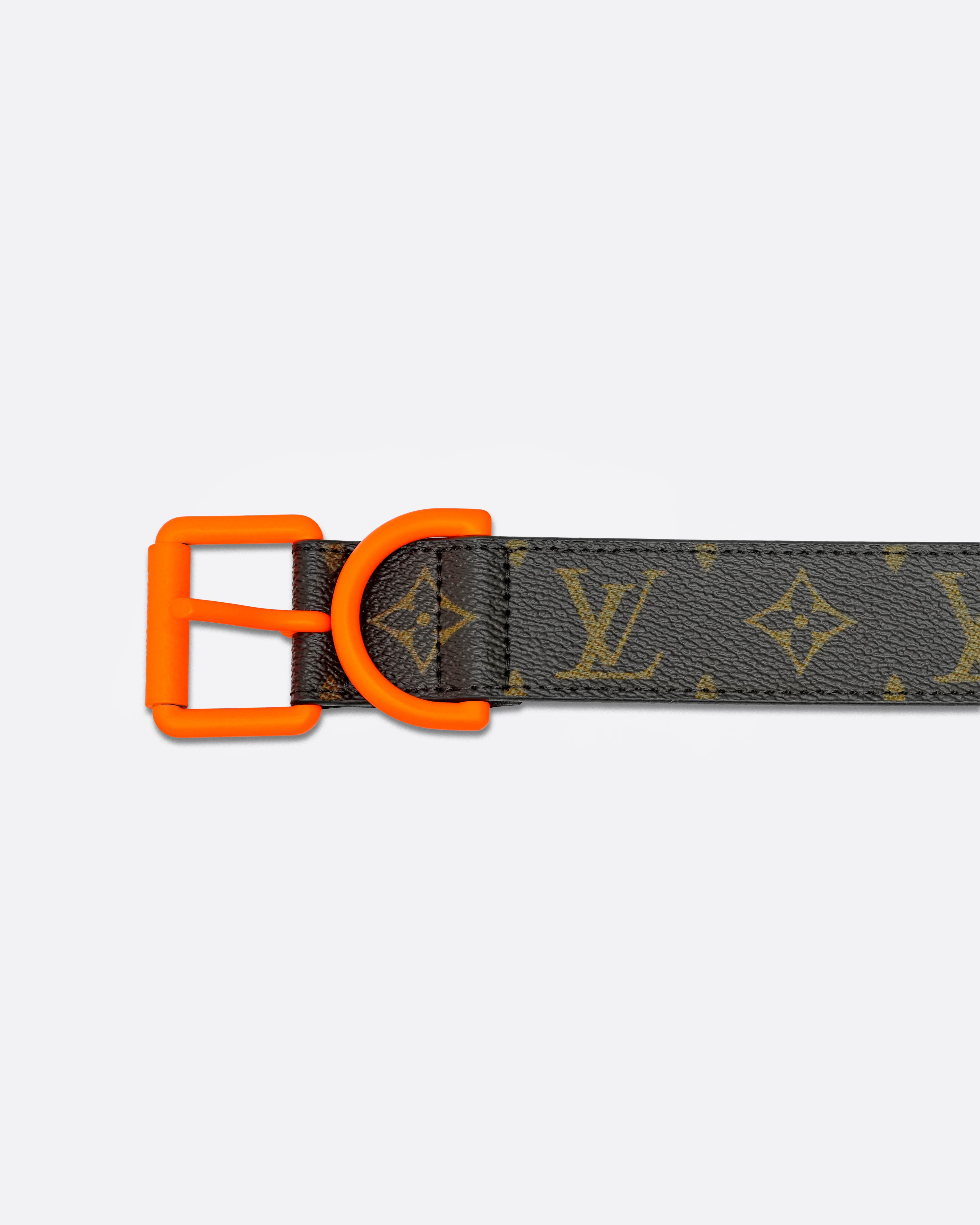 MONOGRAM SOLAR REY BELT ORANGE BUCKLE 2018