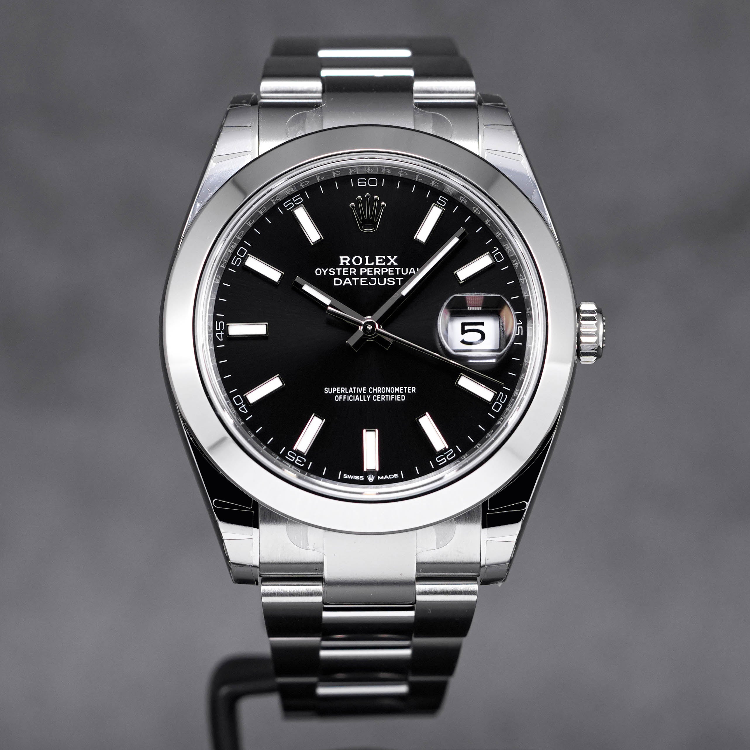 DATEJUST 41MM BLACK DIAL (2023)