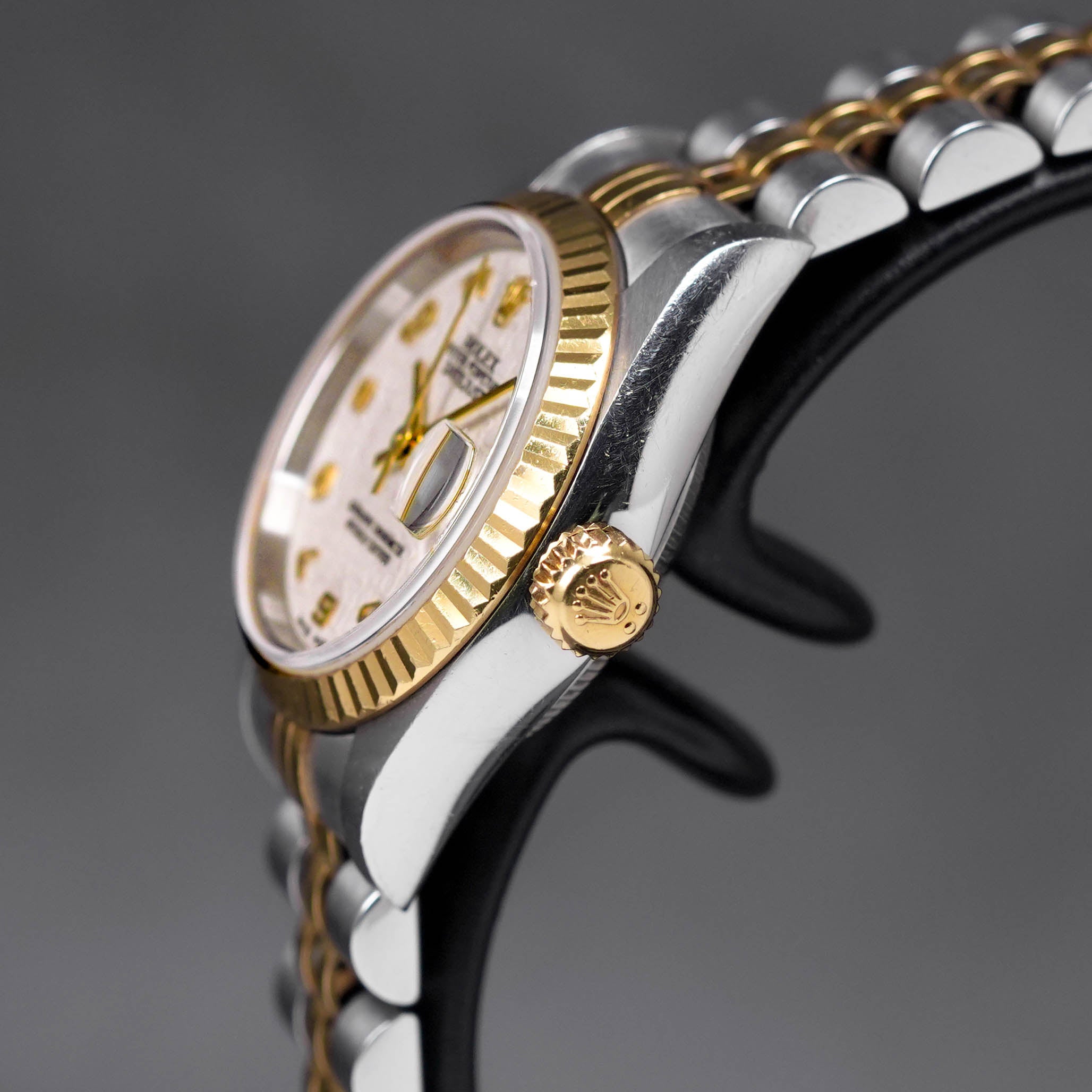 DATEJUST 26MM TWOTONE YELLOWGOLD WHITE COMPUTERIZED ARABIC DIAL (2001)
