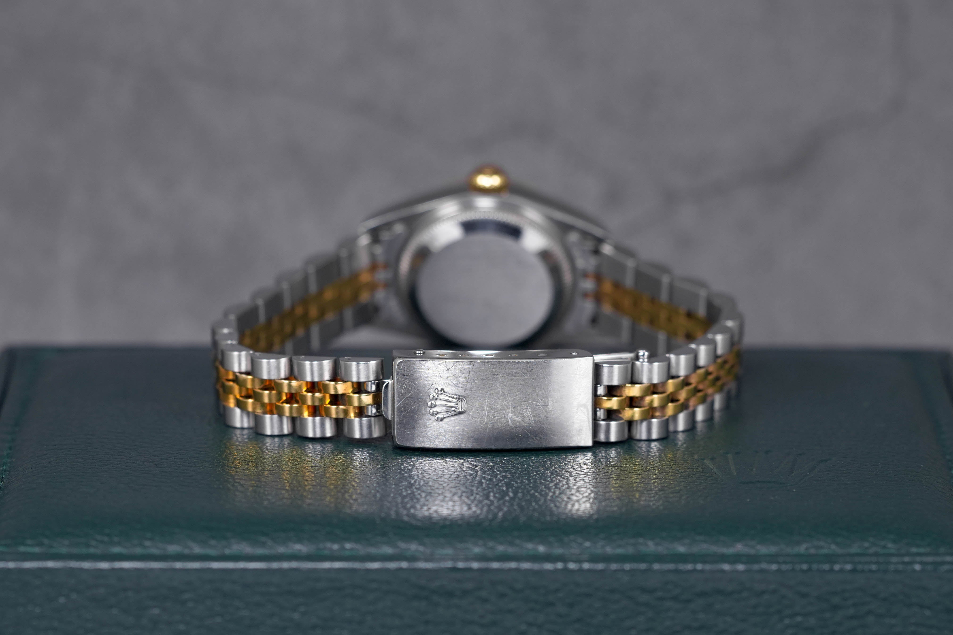 DATEJUST 26MM TWOTONE YELLOWGOLD WHITE COMPUTERIZED ARABIC DIAL (2001)