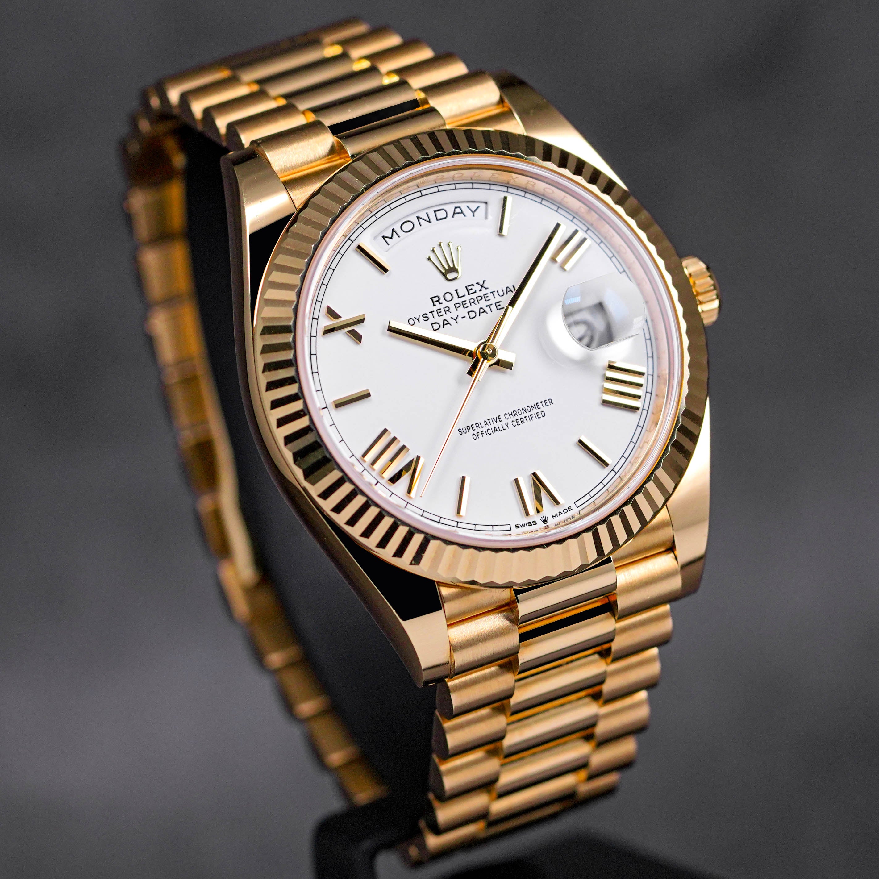 Rolex Daydate White Roman