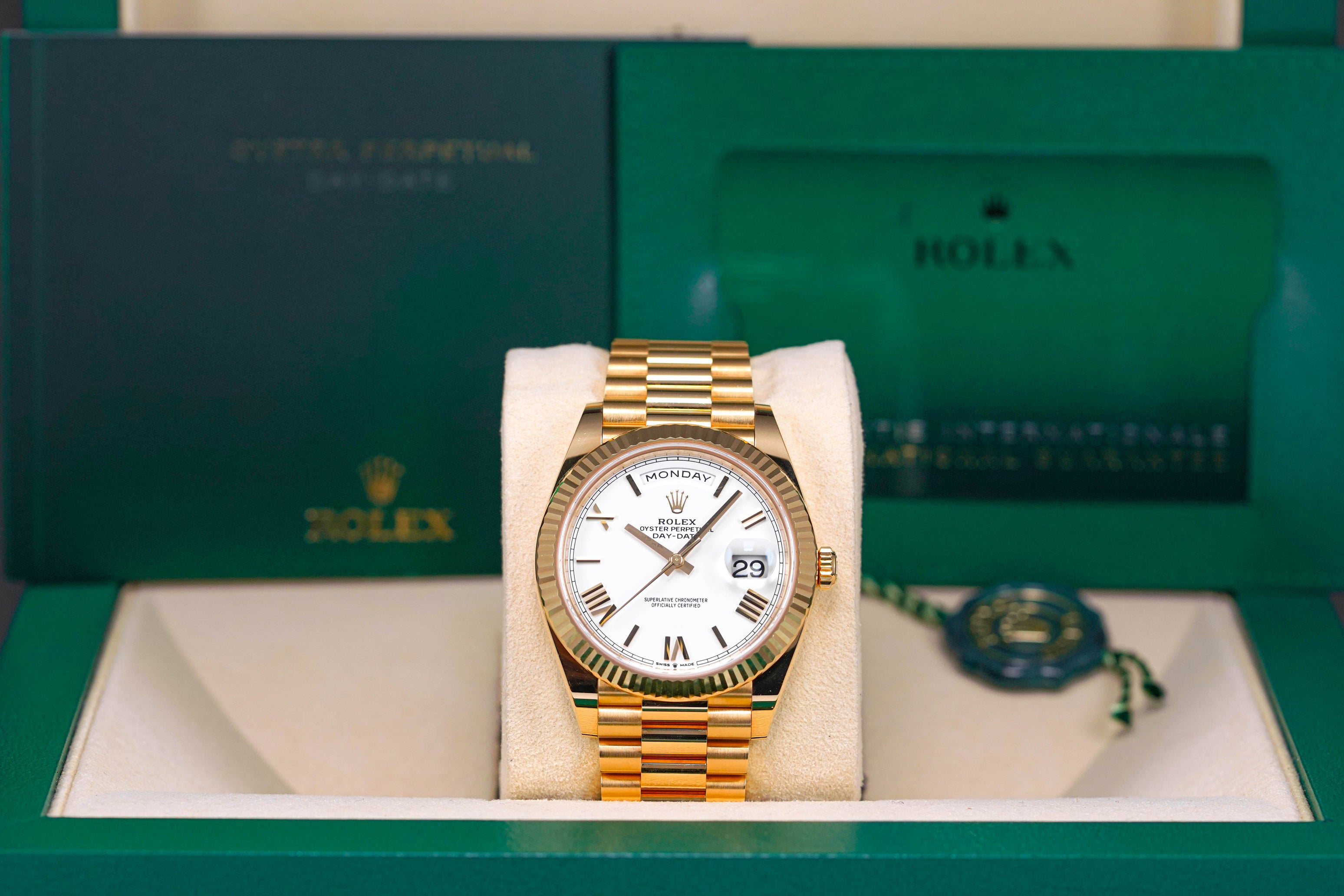 Rolex Daydate White Roman