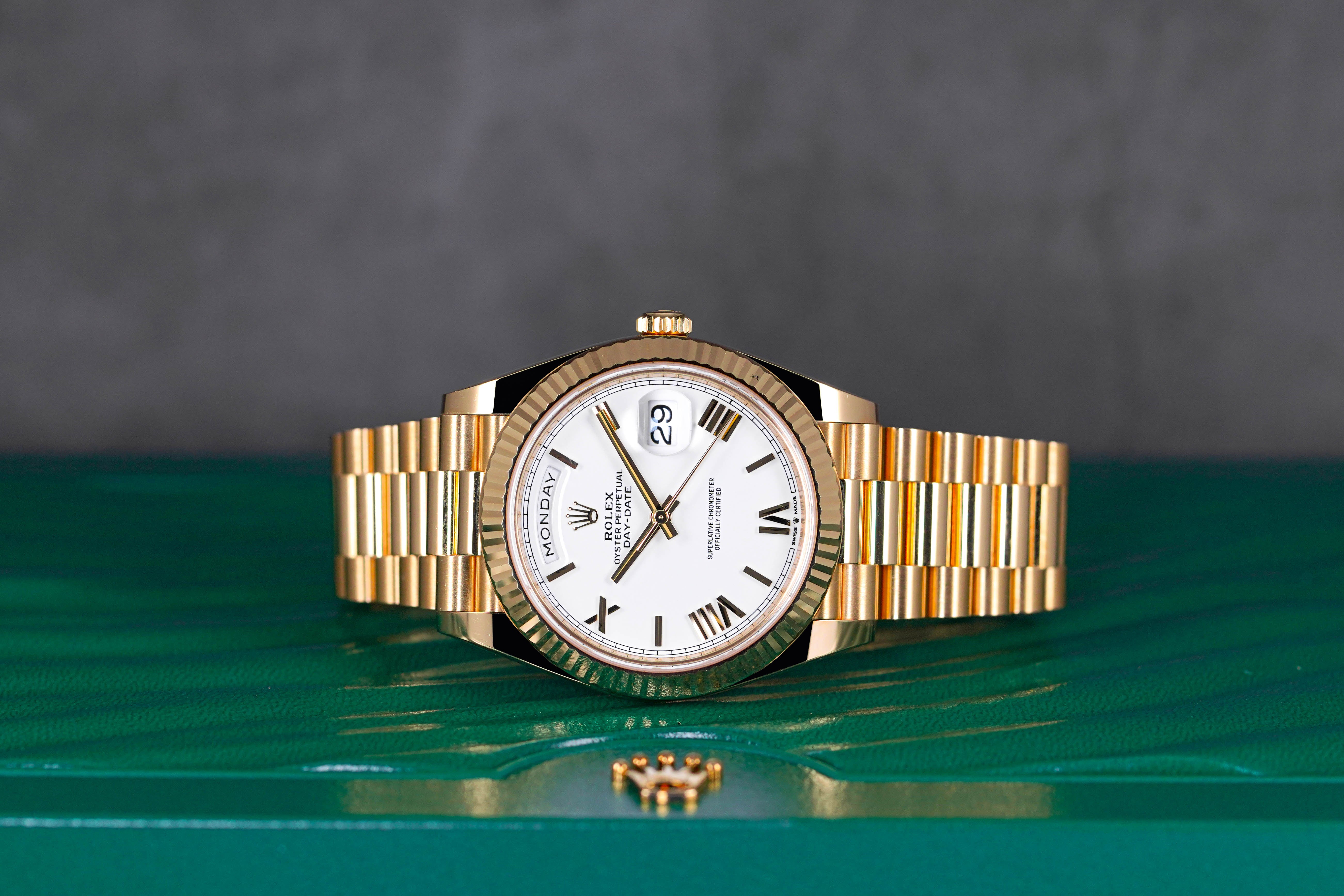 Rolex Daydate White Roman