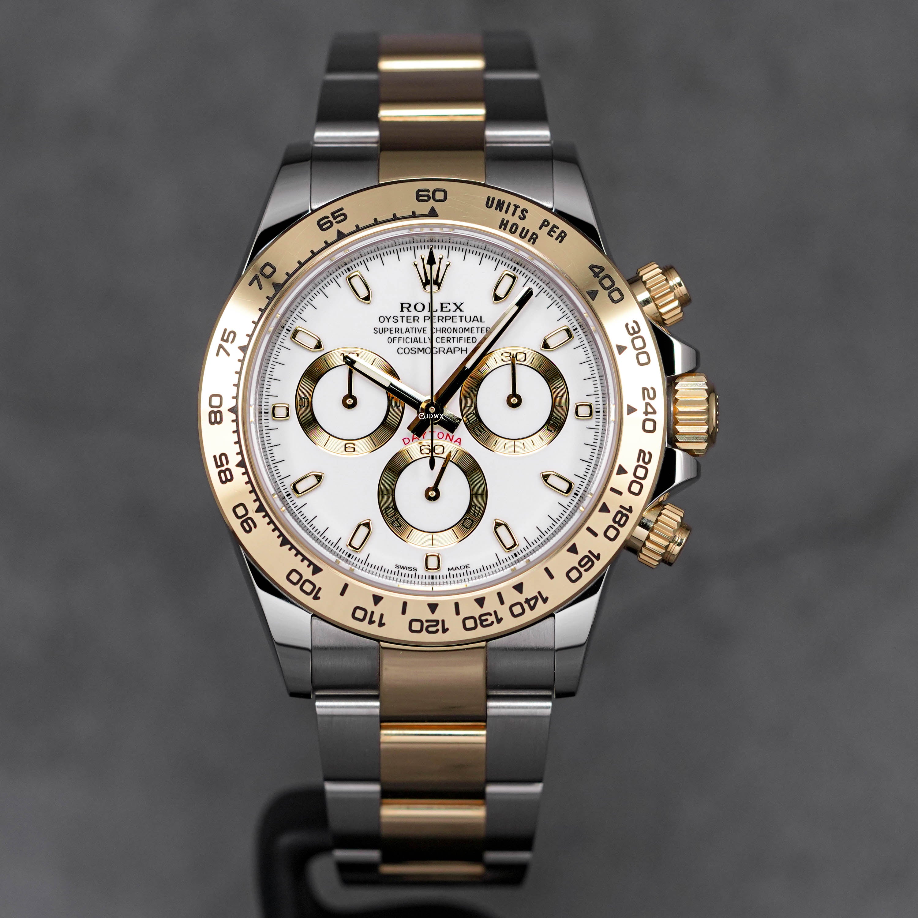 DAYTONA TWOTONE YELLOWGOLD WHITE DIAL (2023)