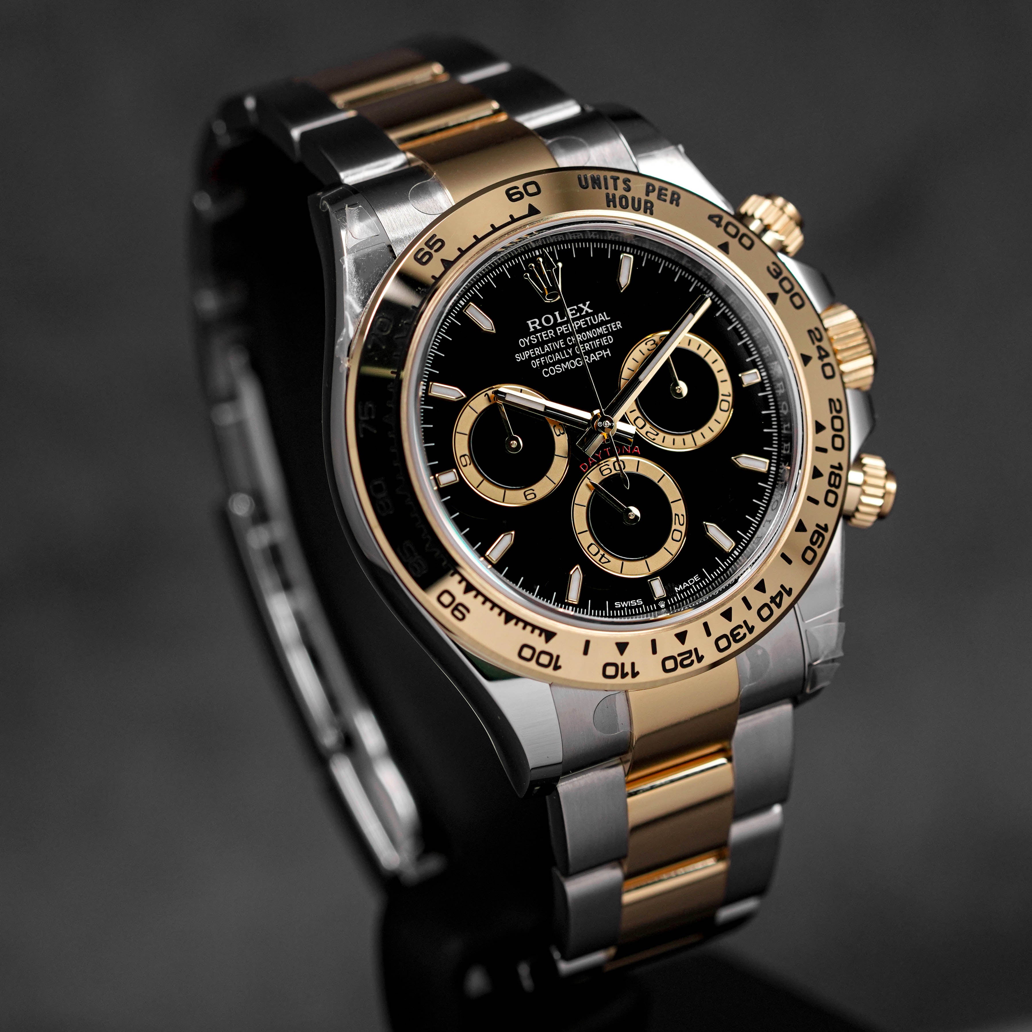 DAYTONA TWOTONE YELLOWGOLD BLACK DIAL (2024)