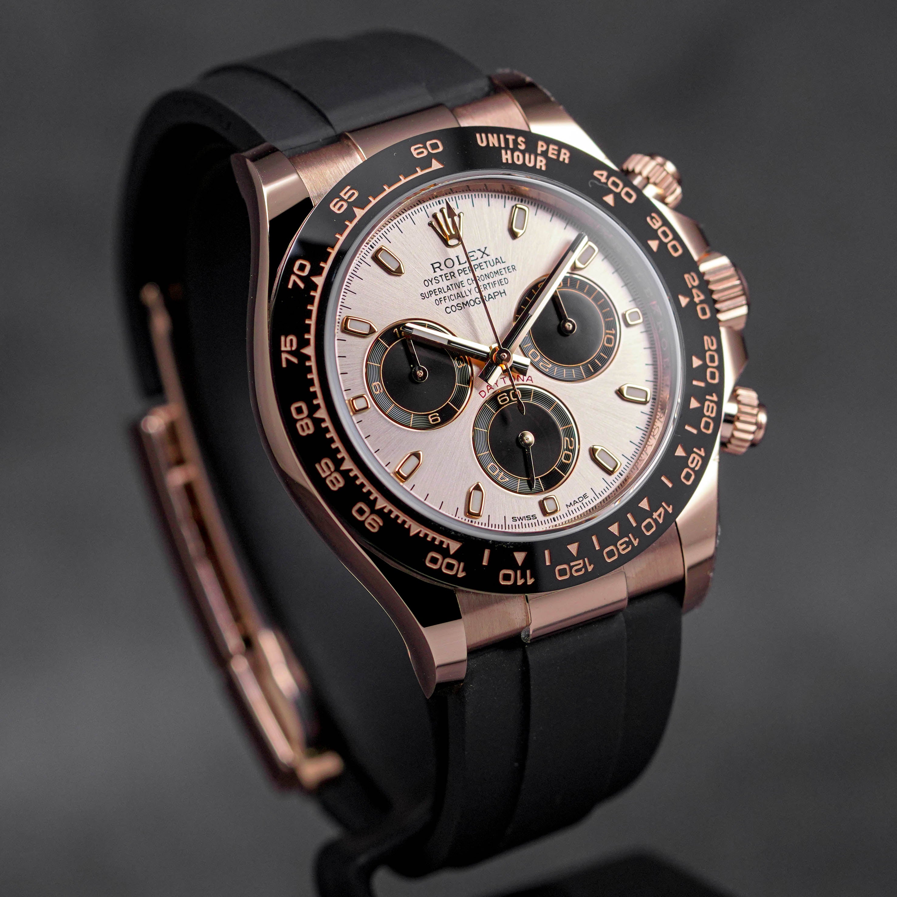 DAYTONA OYSTERFLEX ROSEGOLD PINK SUNDUST DIAL (2023)