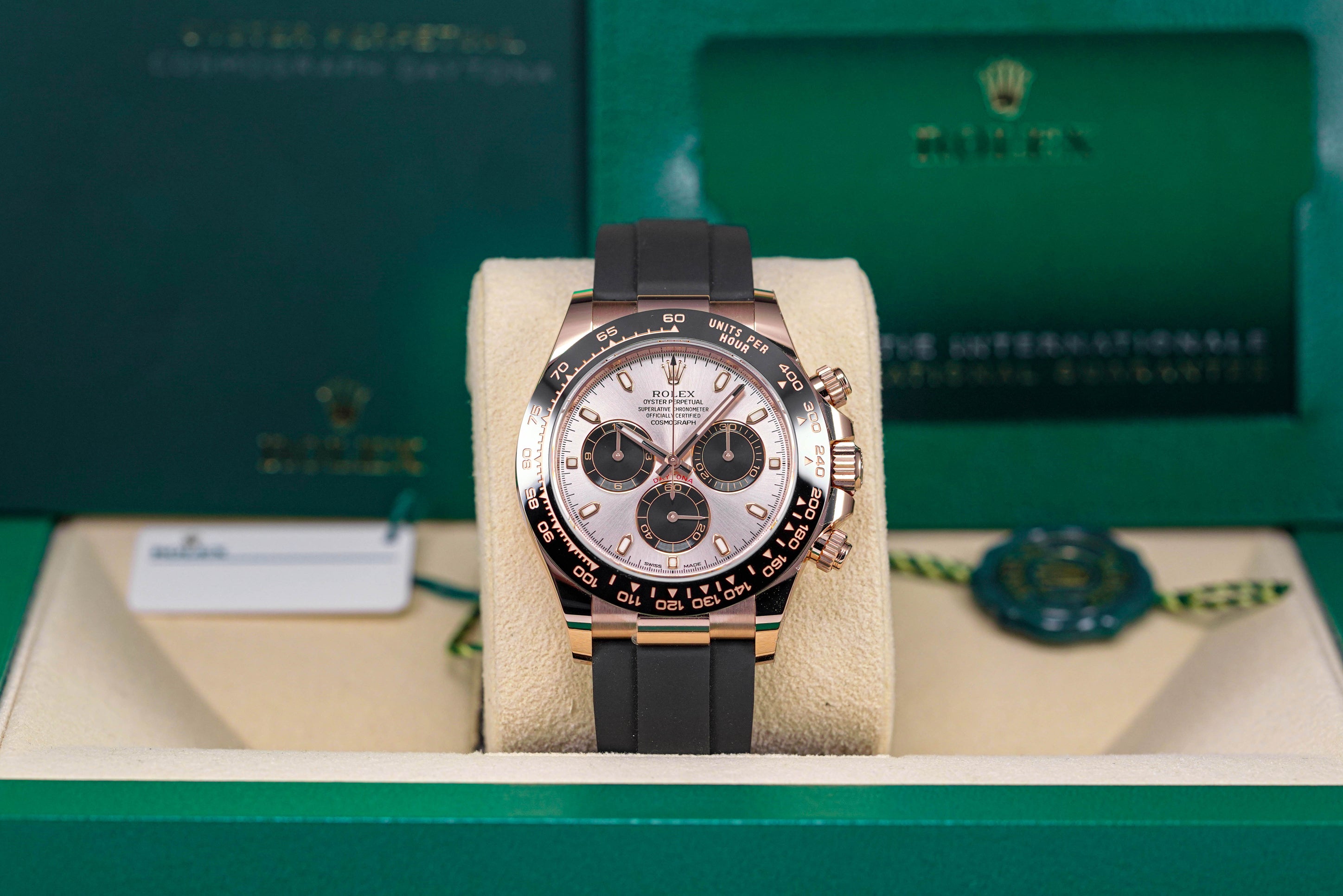 DAYTONA OYSTERFLEX ROSEGOLD PINK SUNDUST DIAL (2023)