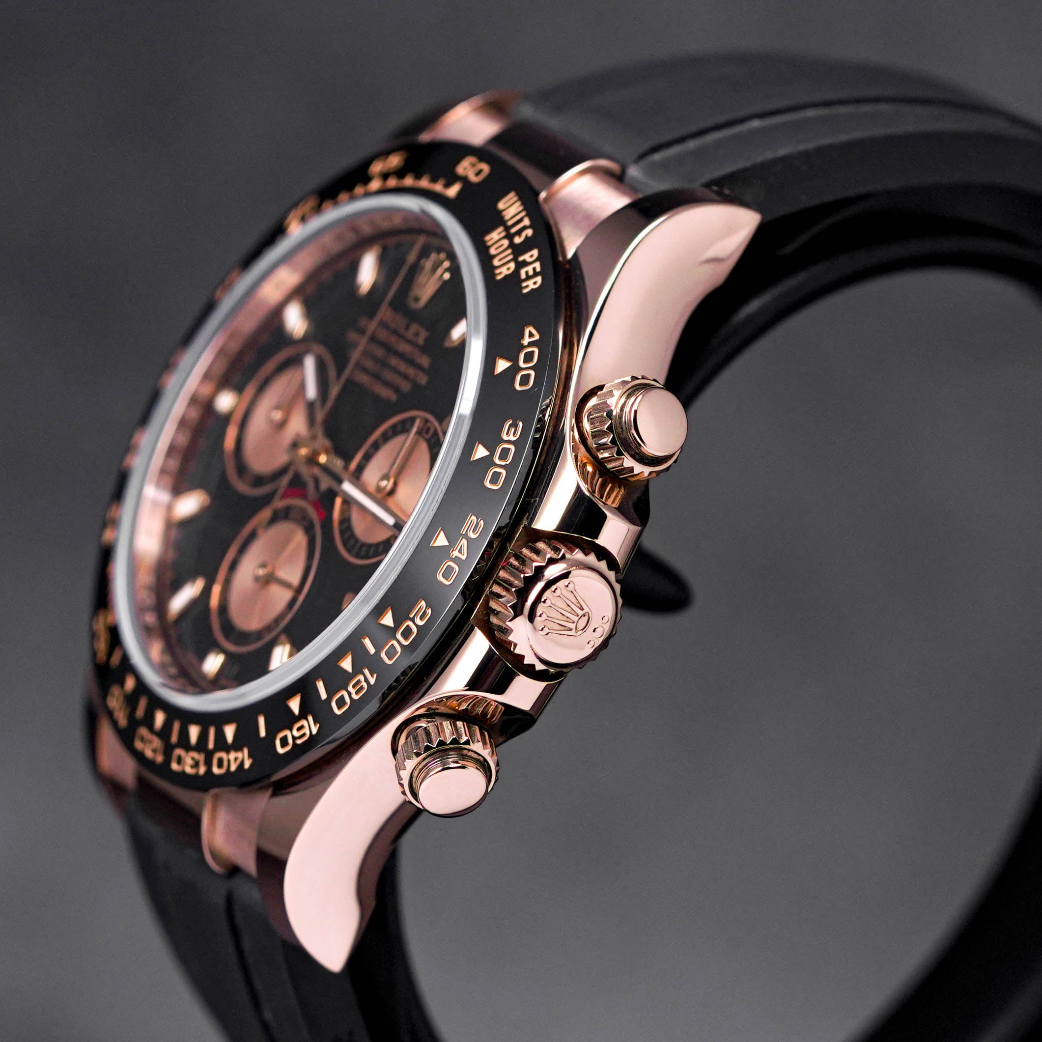 DAYTONA OYSTERFLEX ROSEGOLD BLACK DIAL (2020)