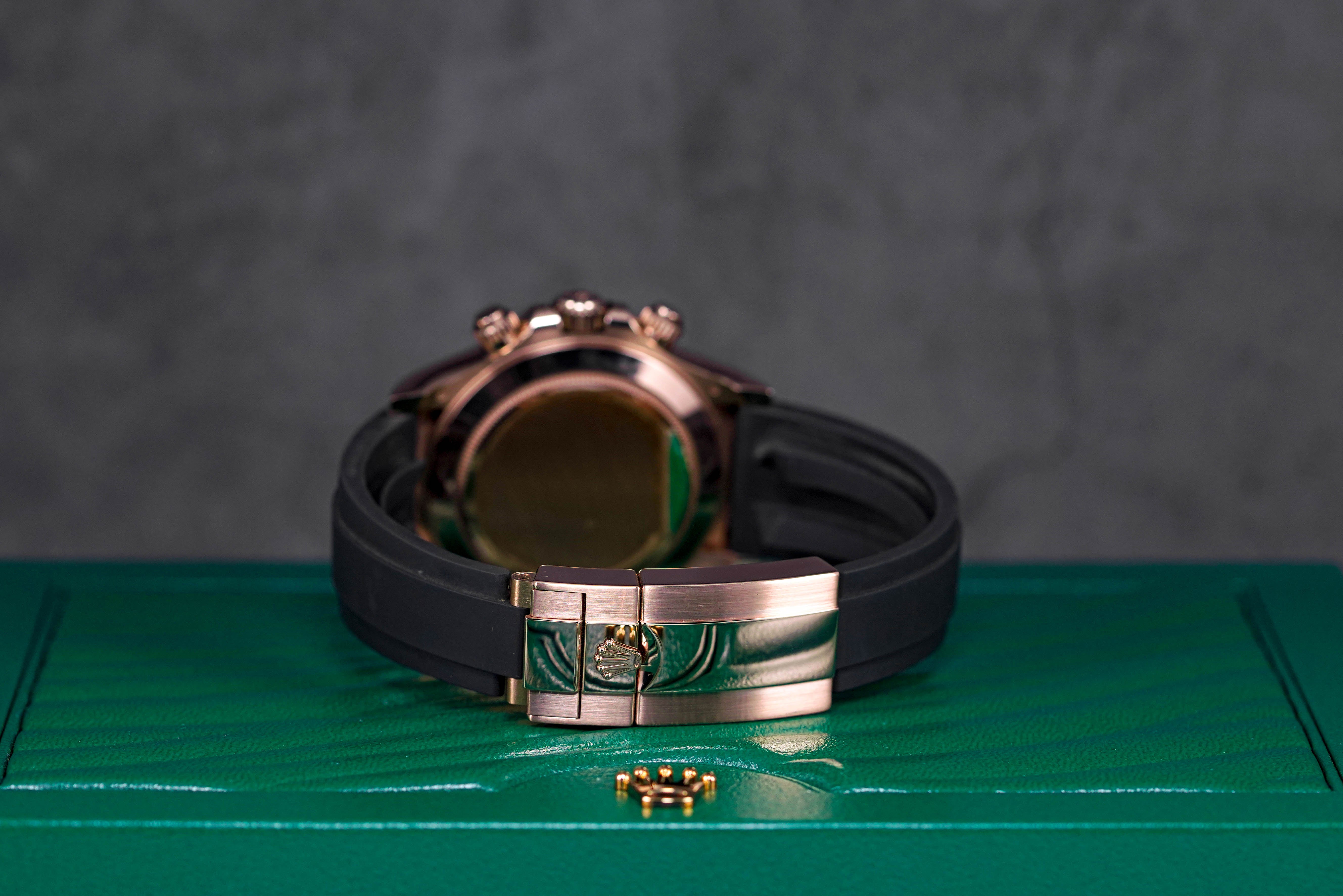 DAYTONA OYSTERFLEX ROSEGOLD BLACK DIAL (2020)