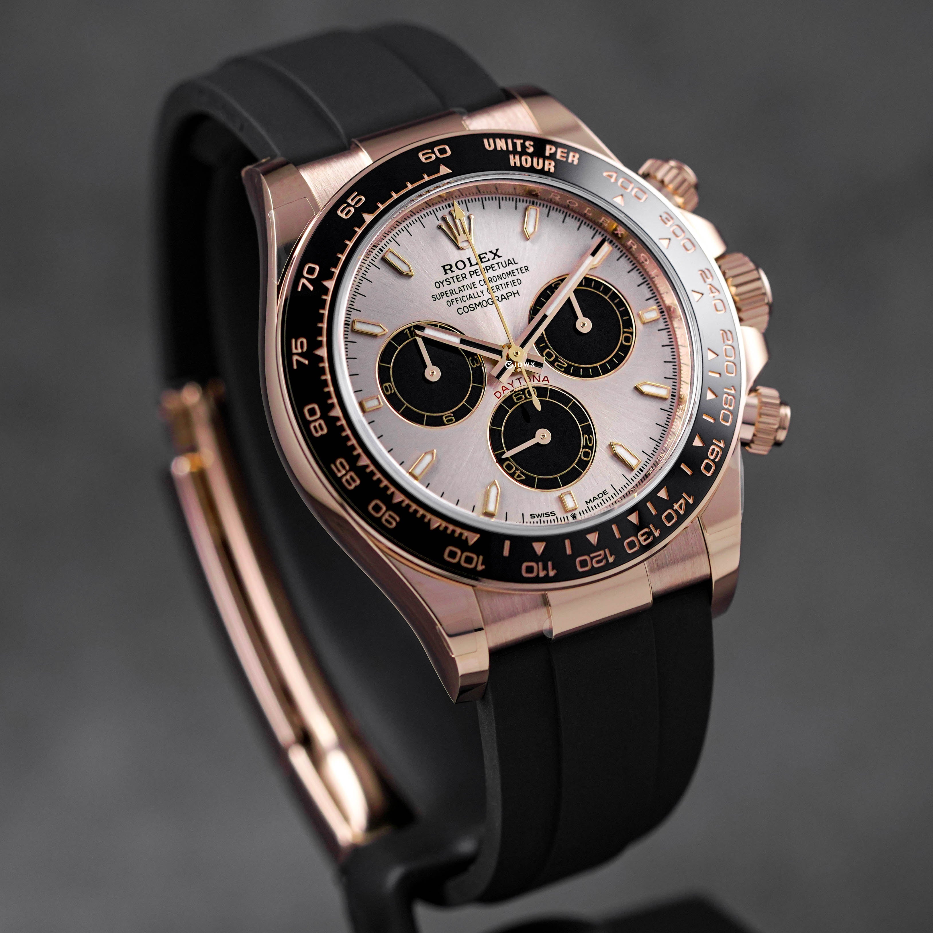 DAYTONA OYSTERFLEX ROSEGOLD PINK SUNDUST DIAL (2023)