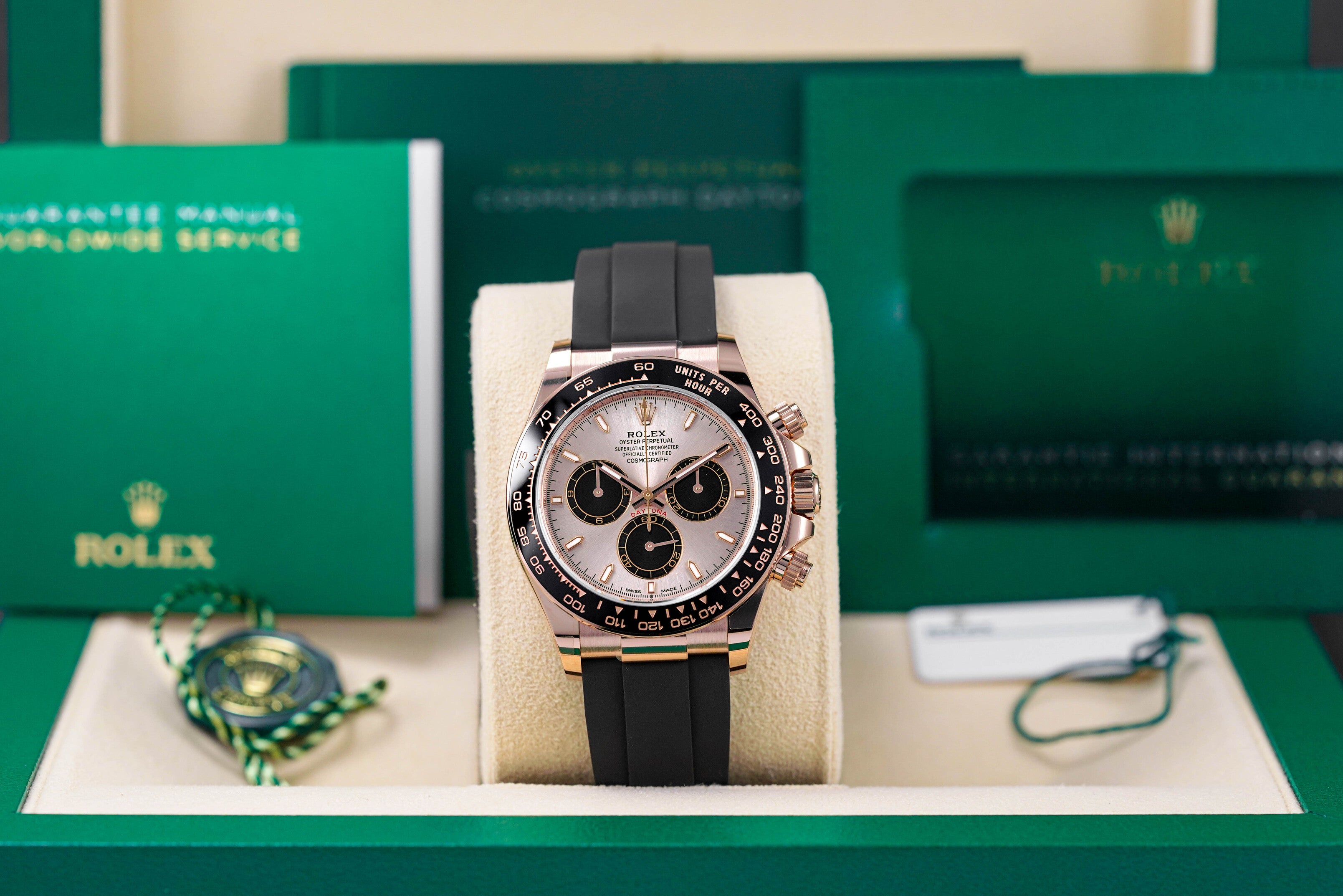 DAYTONA OYSTERFLEX ROSEGOLD PINK SUNDUST DIAL (2023)