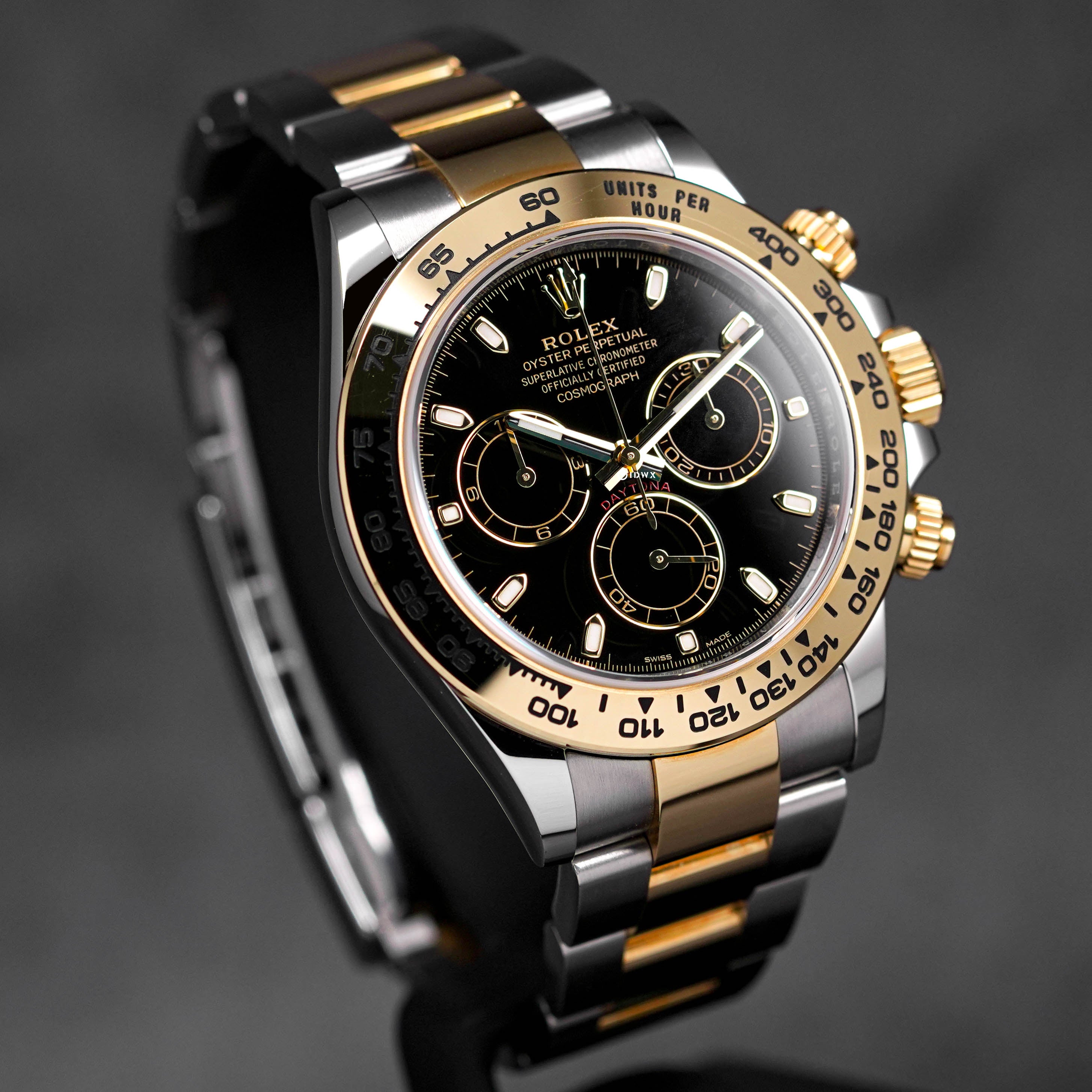 DAYTONA TWOTONE YELLOWGOLD BLACK DIAL (2021)