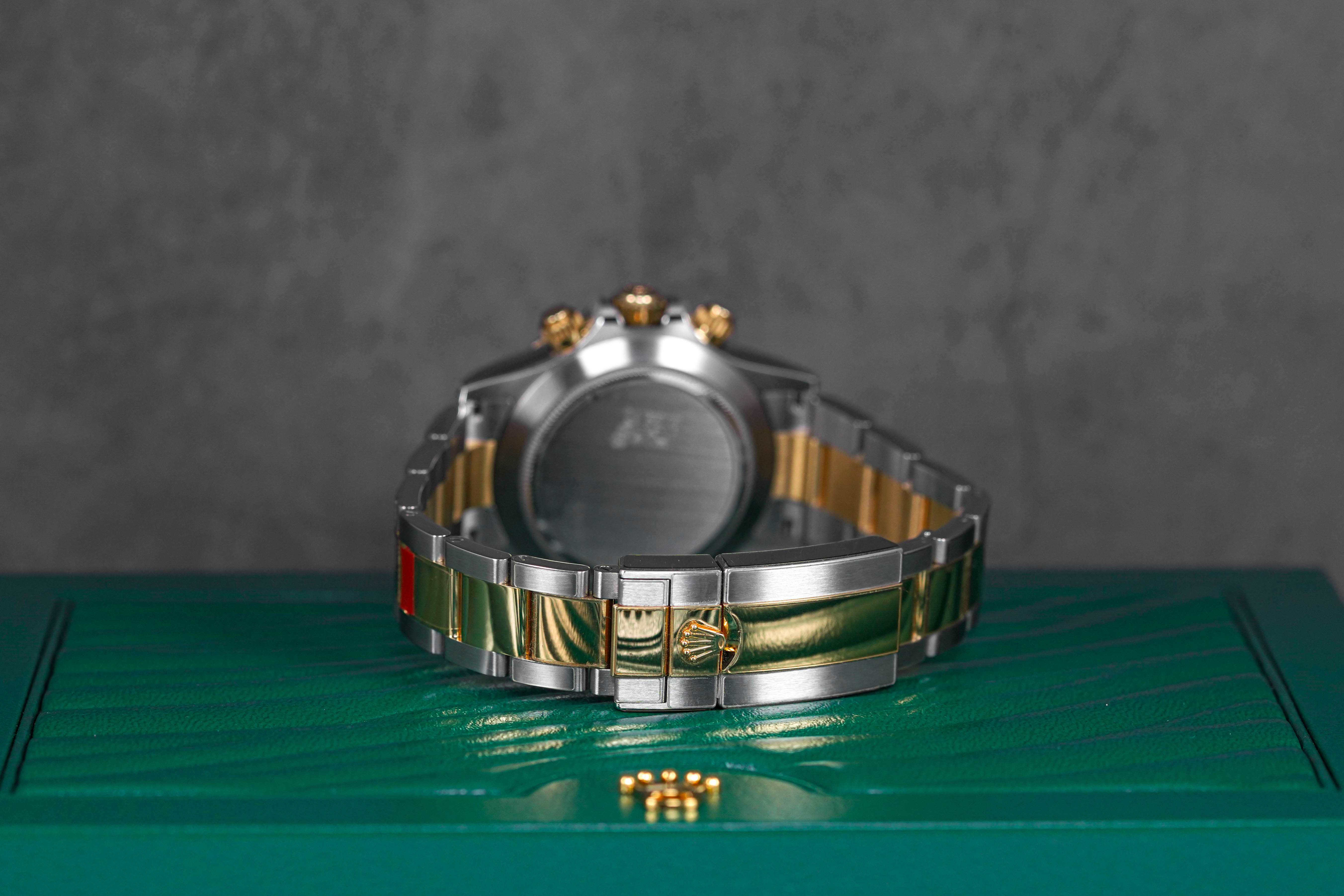 DAYTONA TWOTONE YELLOWGOLD BLACK DIAMOND DIAL (2022)