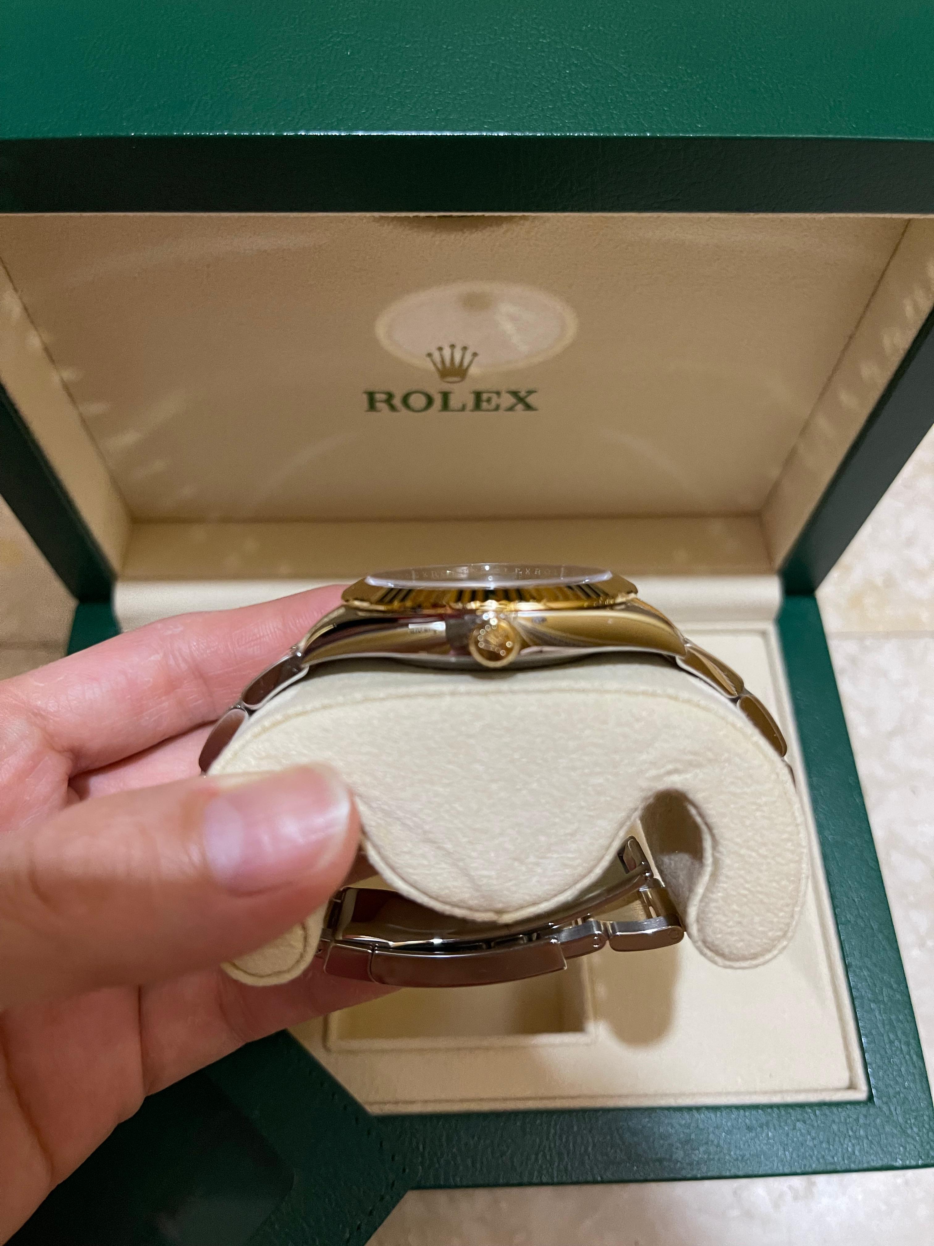 DATEJUST 41MM TWOTONE YELLOWGOLD WIMBLEDON DIAL (2022)