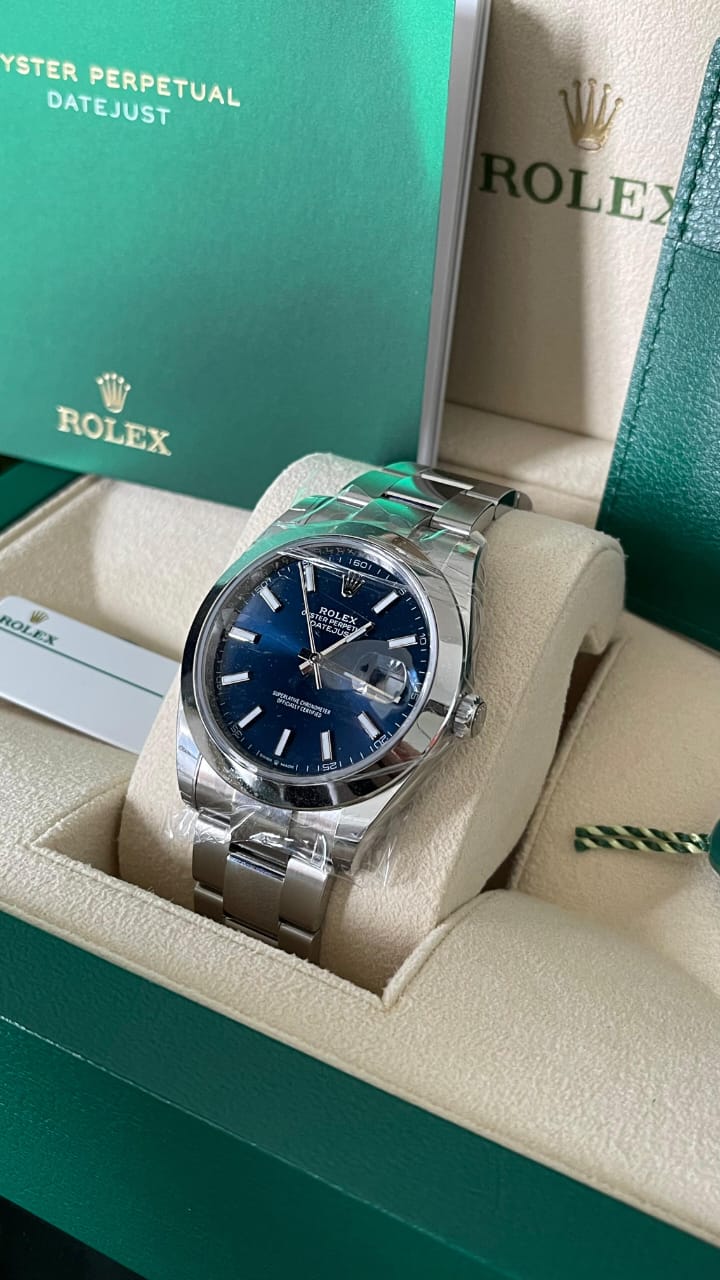DATEJUST 41MM BLUE DIAL (2024)