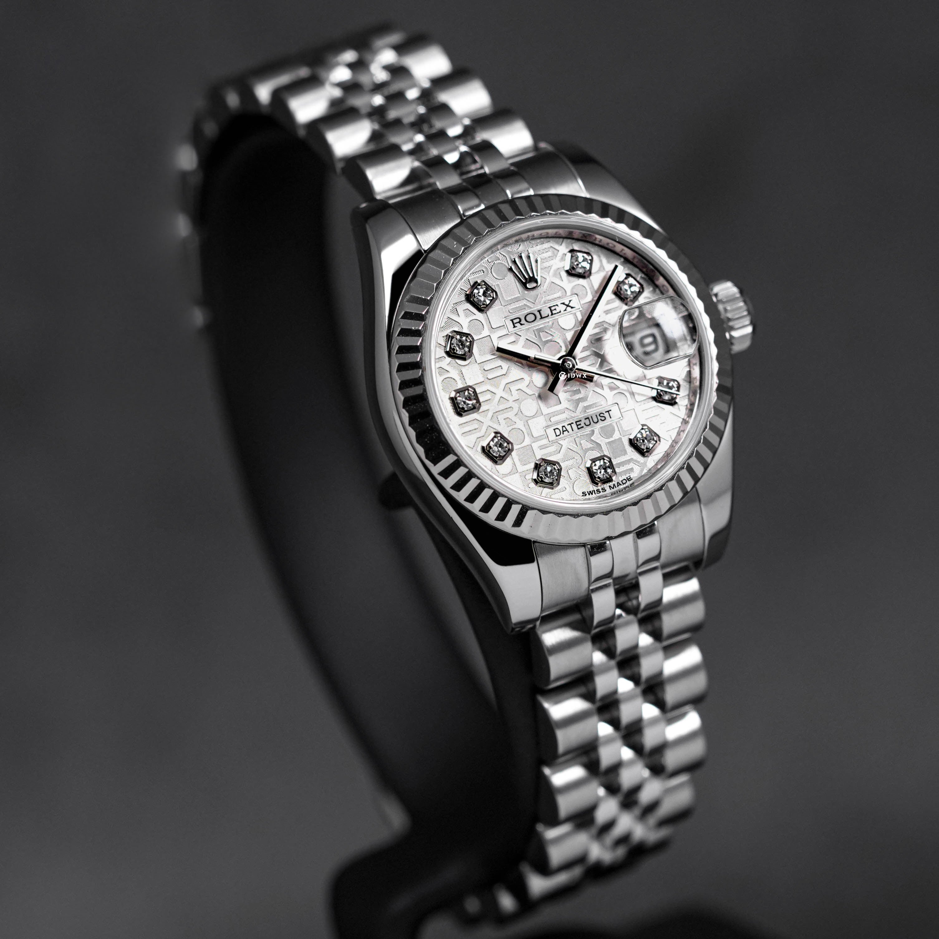 DATEJUST 26MM SILVER COMPUTERIZED DIAMOND DIAL (2012)