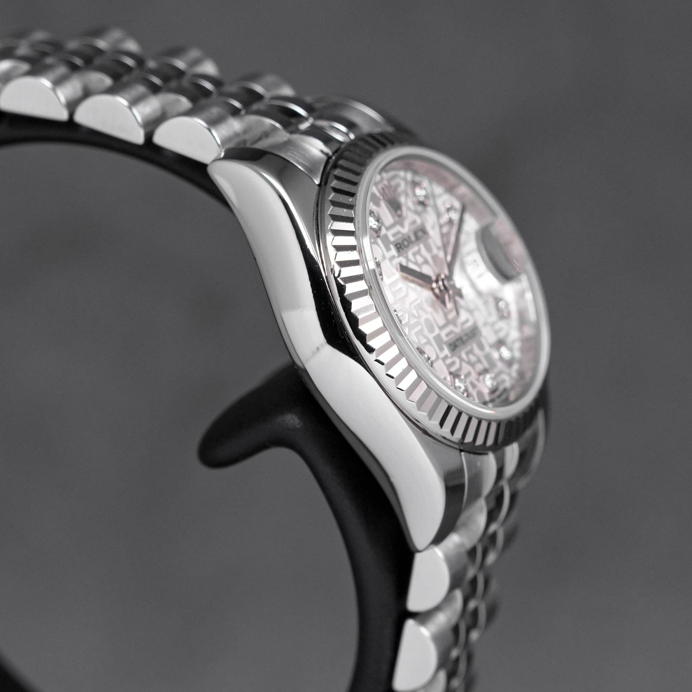 DATEJUST 26MM SILVER COMPUTERIZED DIAMOND DIAL (2012)