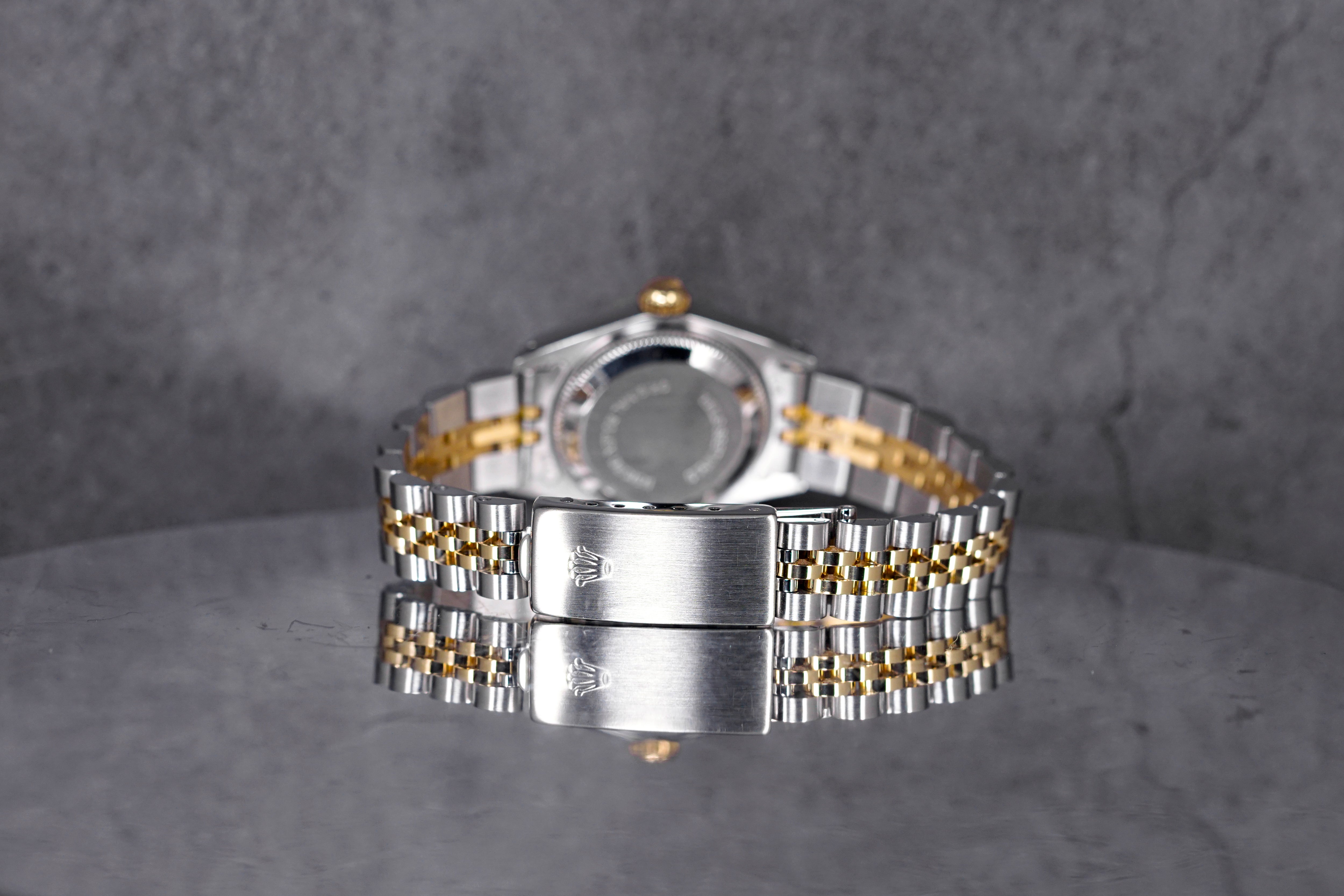 DATEJUST 26MM TWOTONE YELLOWGOLD RED OMBRE DIAMOND DIAL (WATCH ONLY)