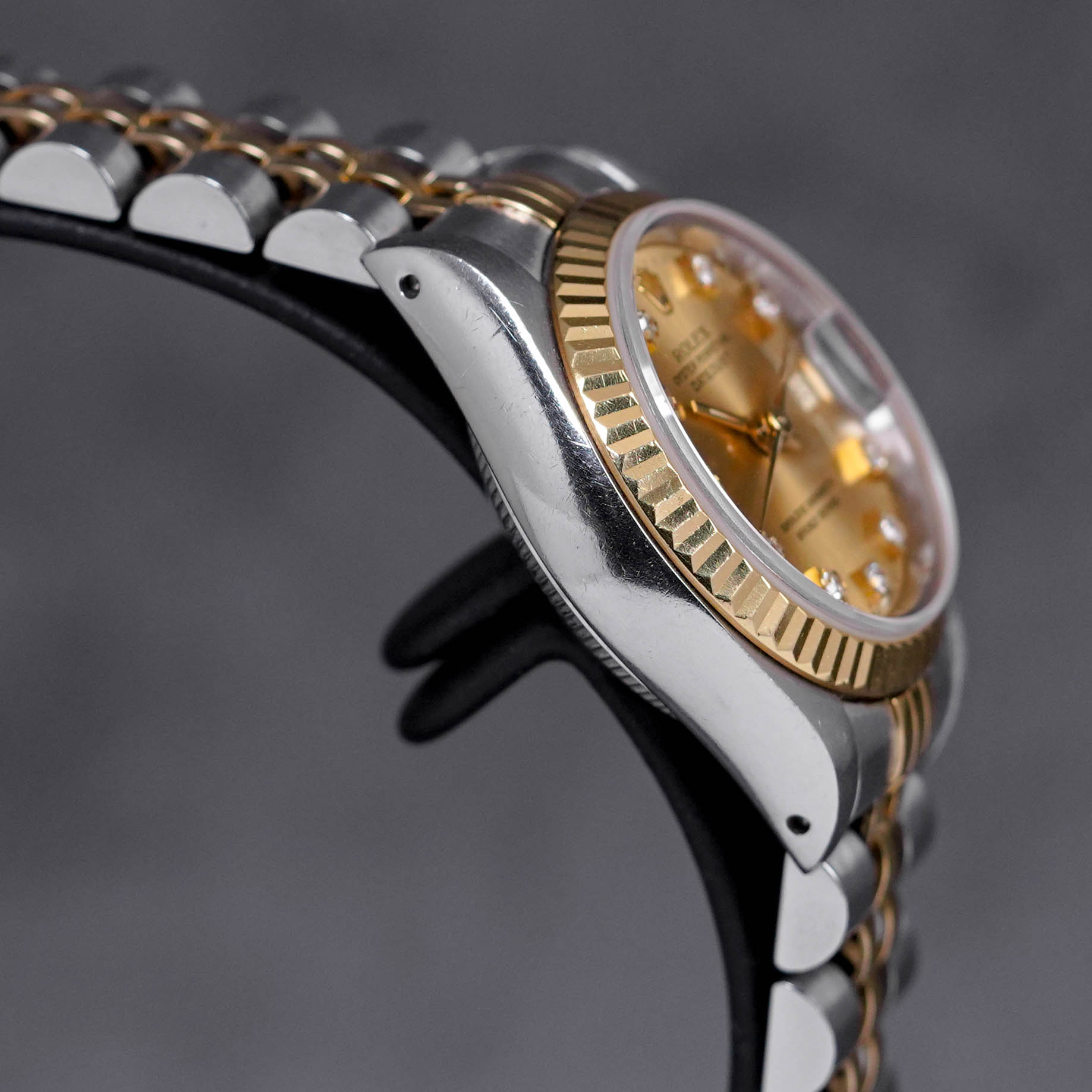 DATEJUST 26MM TWOTONE YELLOWGOLD CHAMPAGNE DIAMOND INDEX (1993)
