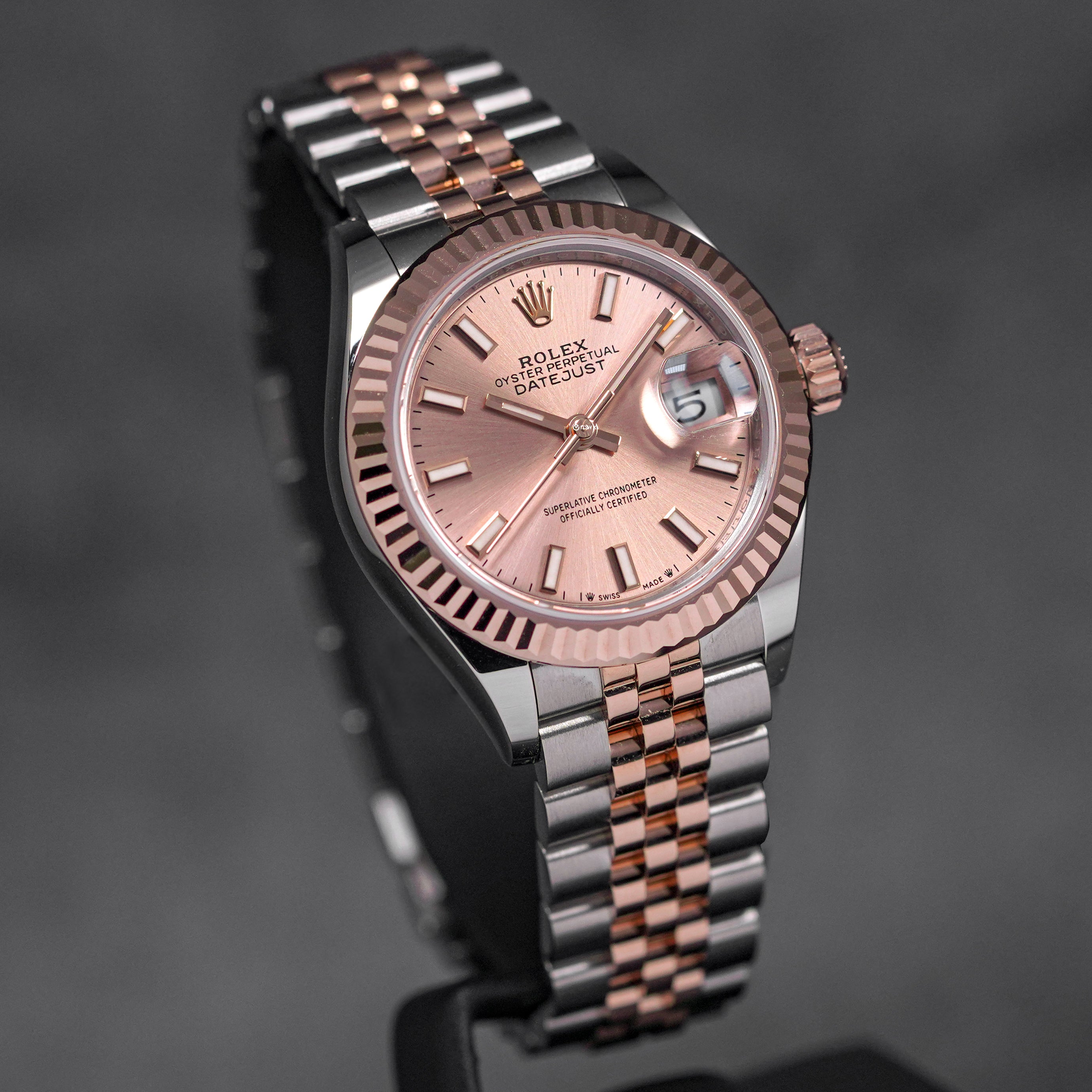 DATEJUST 28MM TWOTONE ROSEGOLD SALMON DIAL (2023)