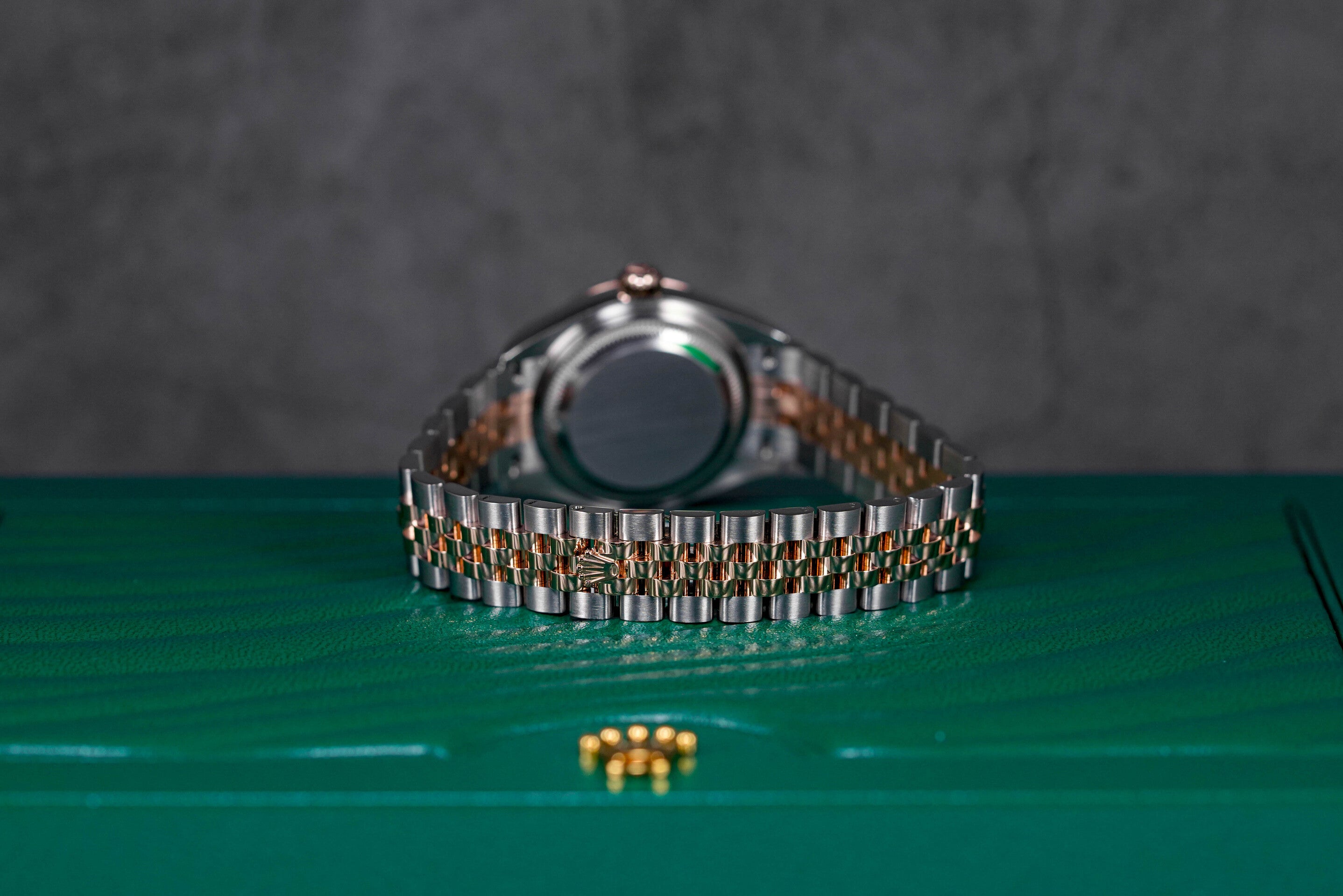 DATEJUST 28MM TWOTONE ROSEGOLD CHOCO DIAMOND DIAL (2023)