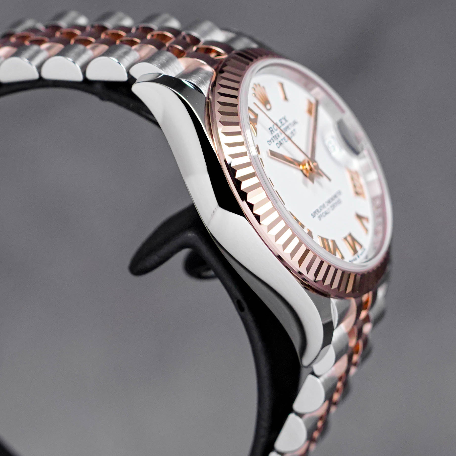 DATEJUST 31MM TWOTONE ROSEGOLD WHITE ROMAN DIAL (2023)