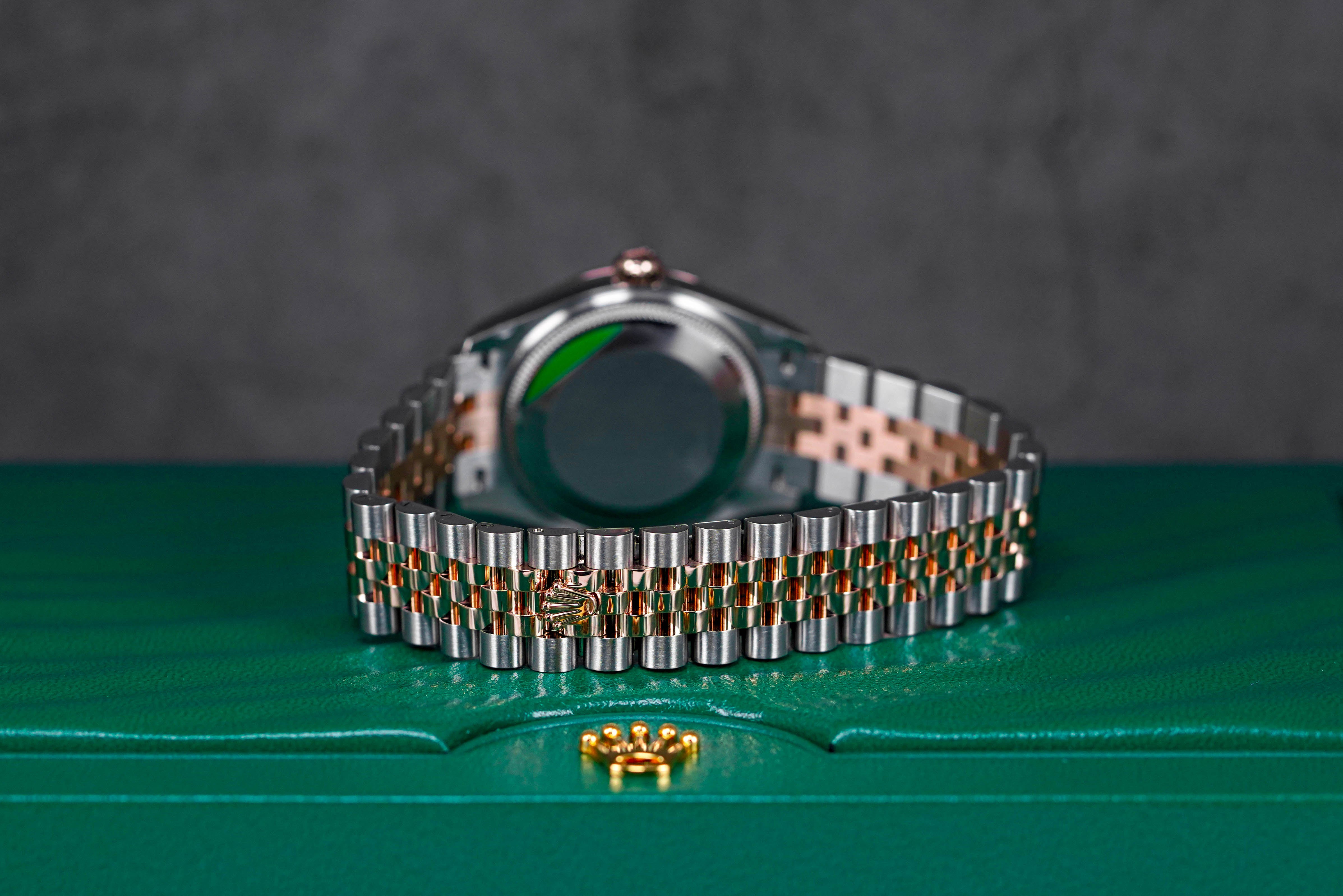 DATEJUST 31MM TWOTONE ROSEGOLD WHITE ROMAN DIAL (2023)