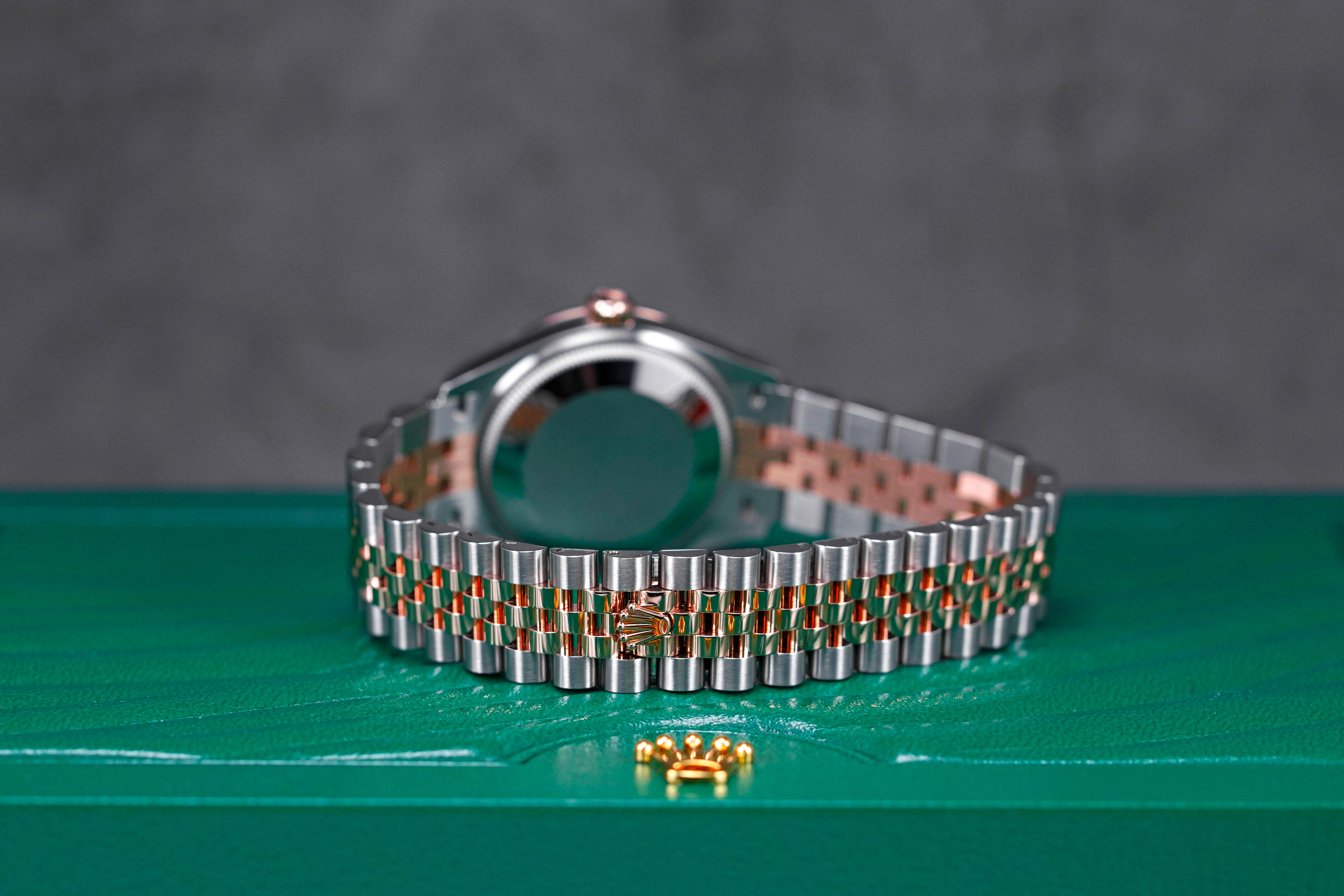 DATEJUST 31MM TWOTONE ROSEGOLD SILVER DIAMOND DIAL (2023)