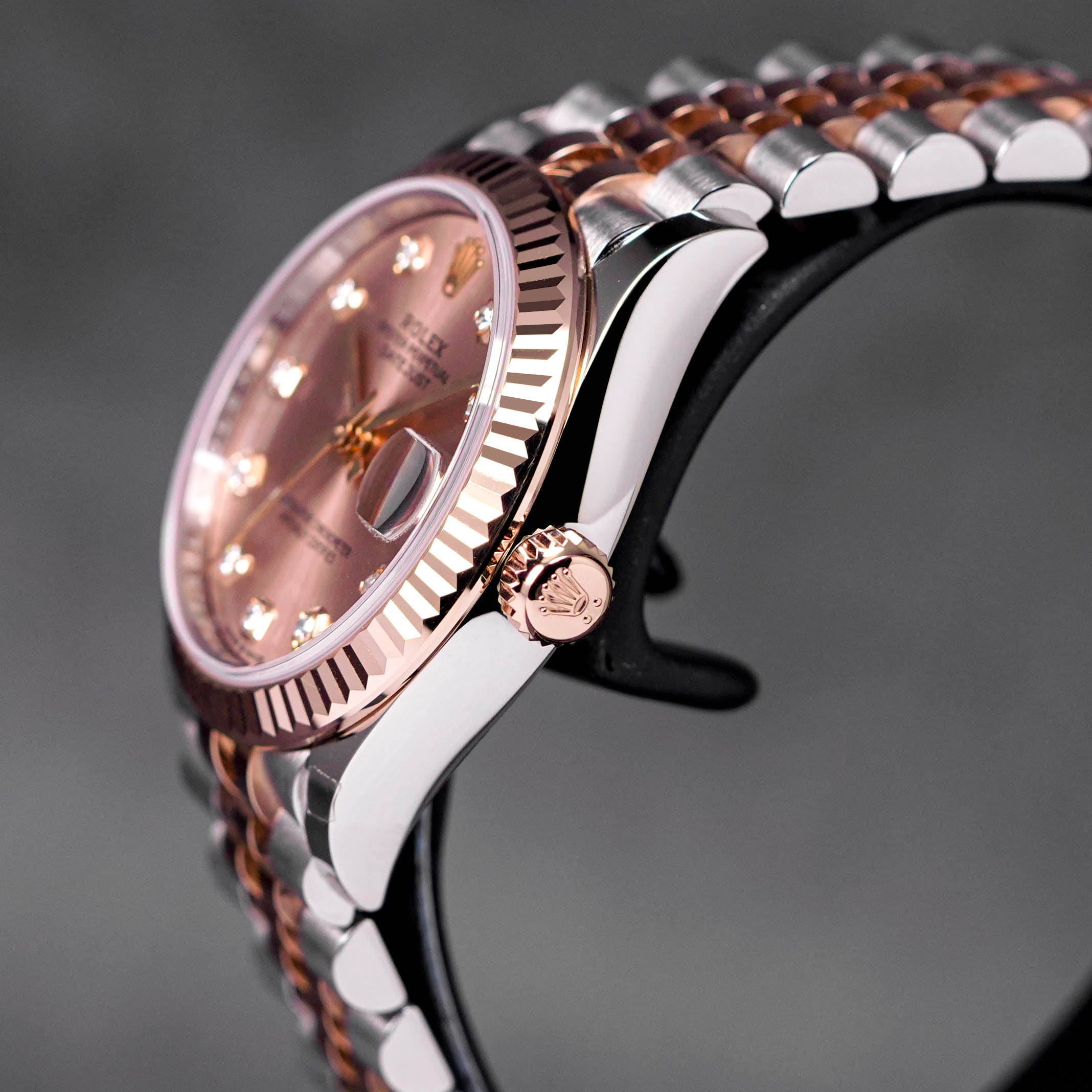 DATEJUST 31MM TWOTONE ROSEGOLD PINK DIAMOND DIAL (2023)