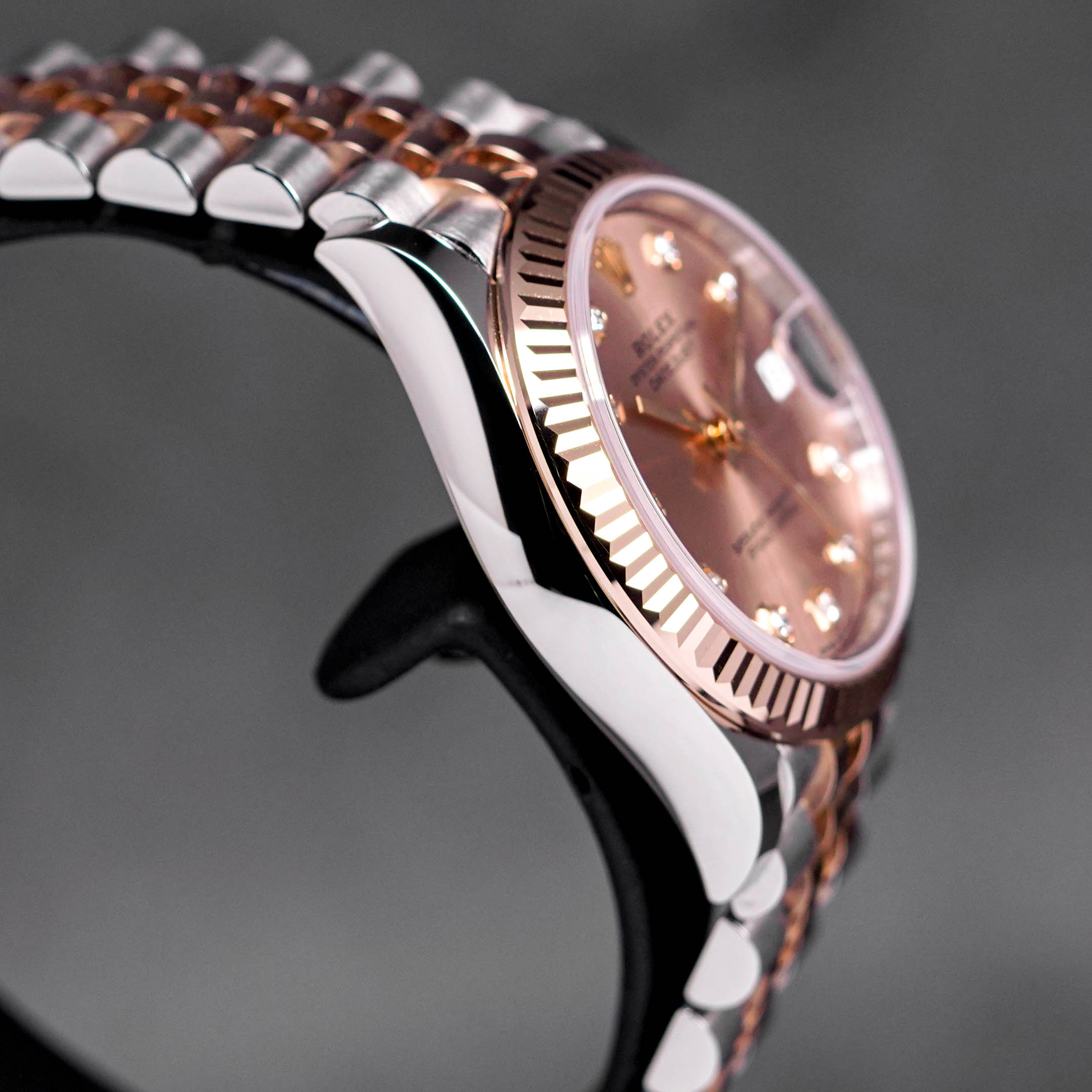DATEJUST 31MM TWOTONE ROSEGOLD PINK DIAMOND DIAL (2023)