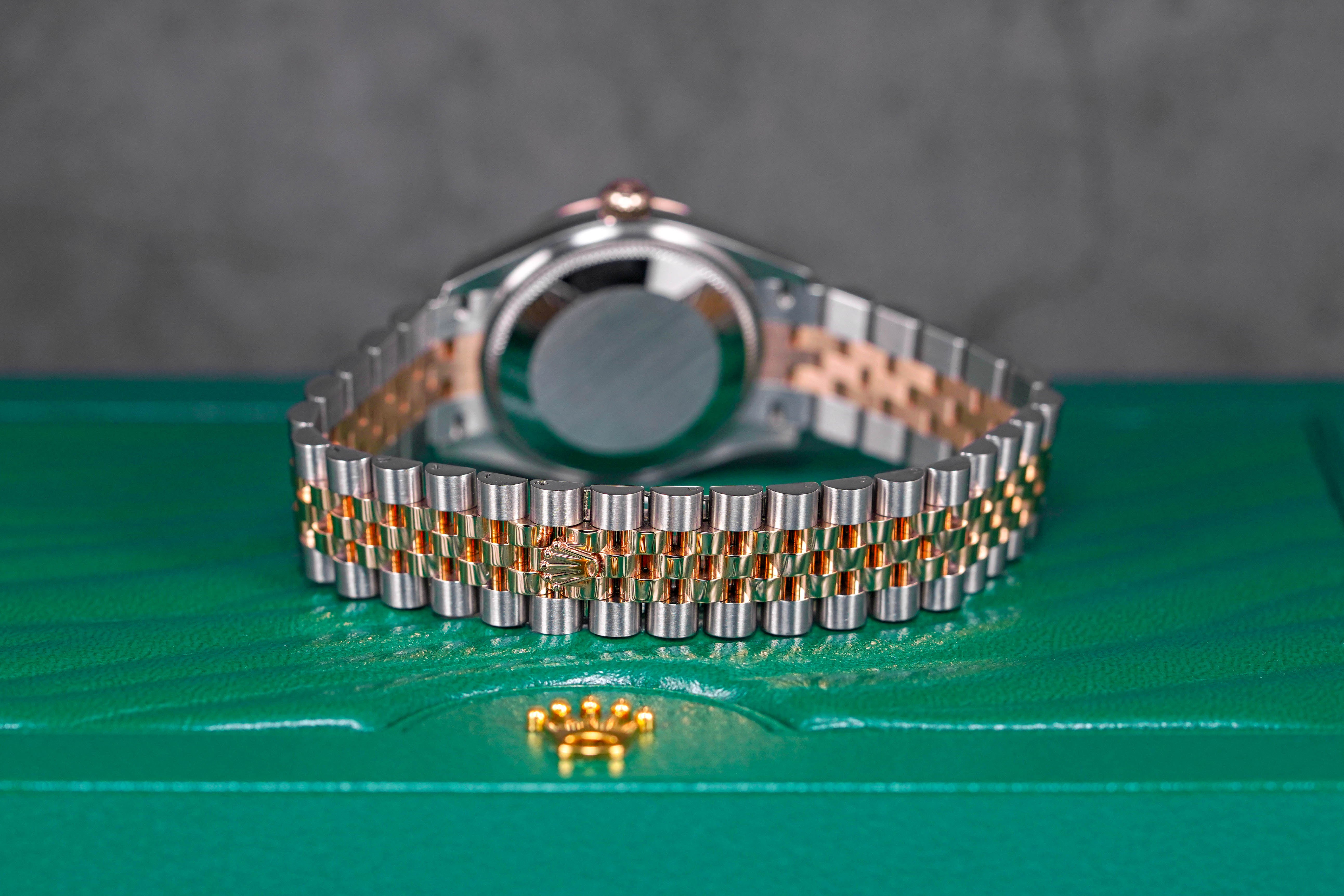 DATEJUST 31MM TWOTONE ROSEGOLD PINK DIAMOND DIAL (2023)