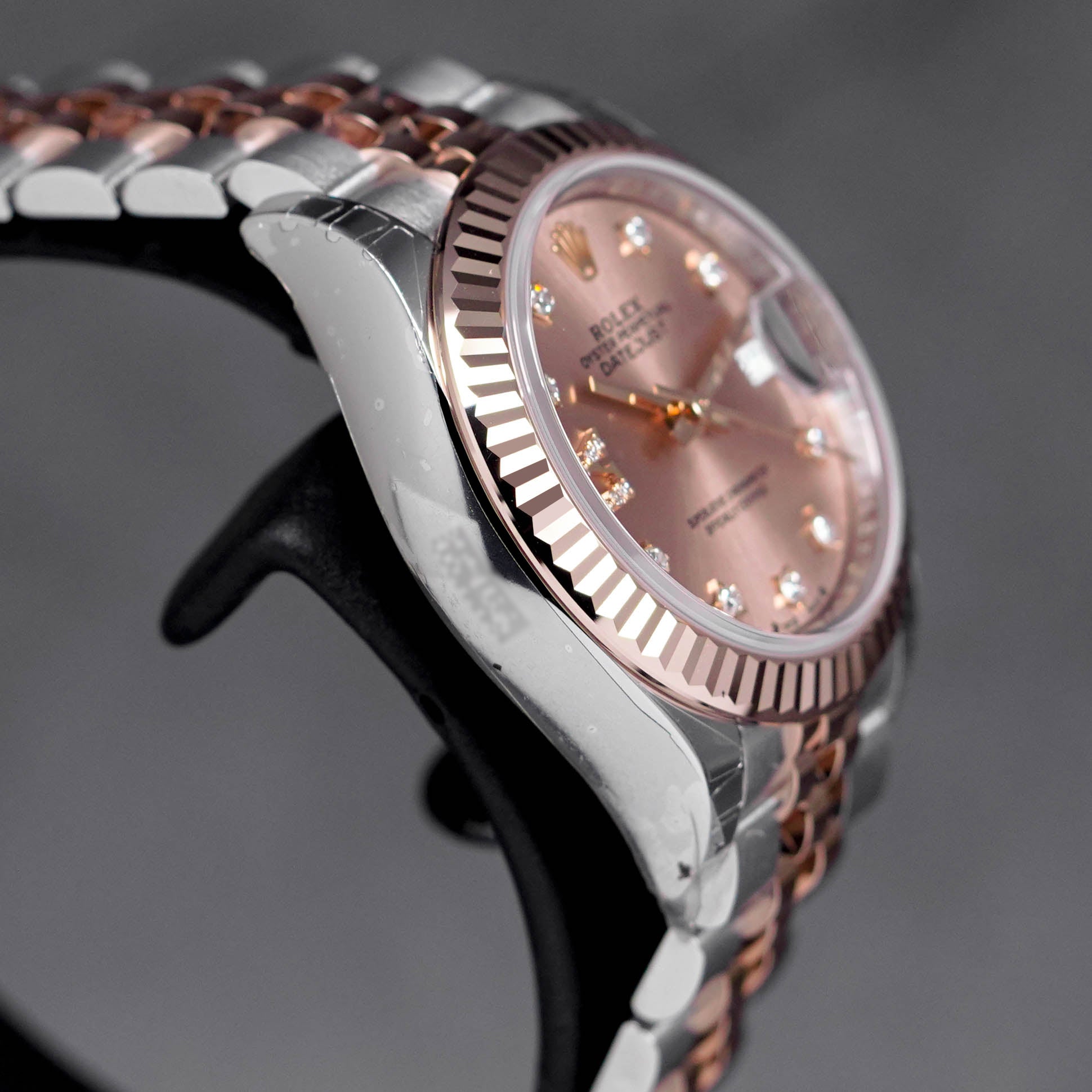 DATEJUST 28MM TWOTONE ROSEGOLD PINK STAR DIAMOND DIAL ROMAN ON 9 (2023)
