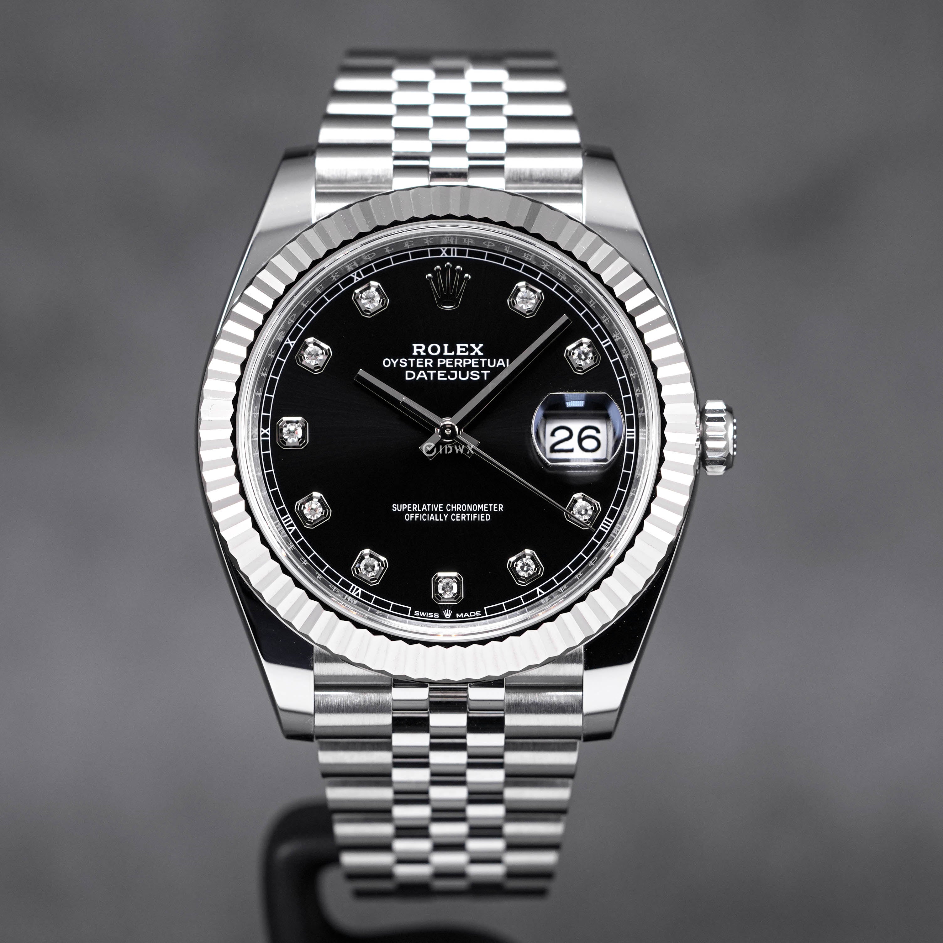 DATEJUST 41MM BLACK DIAMOND DIAL (2023)