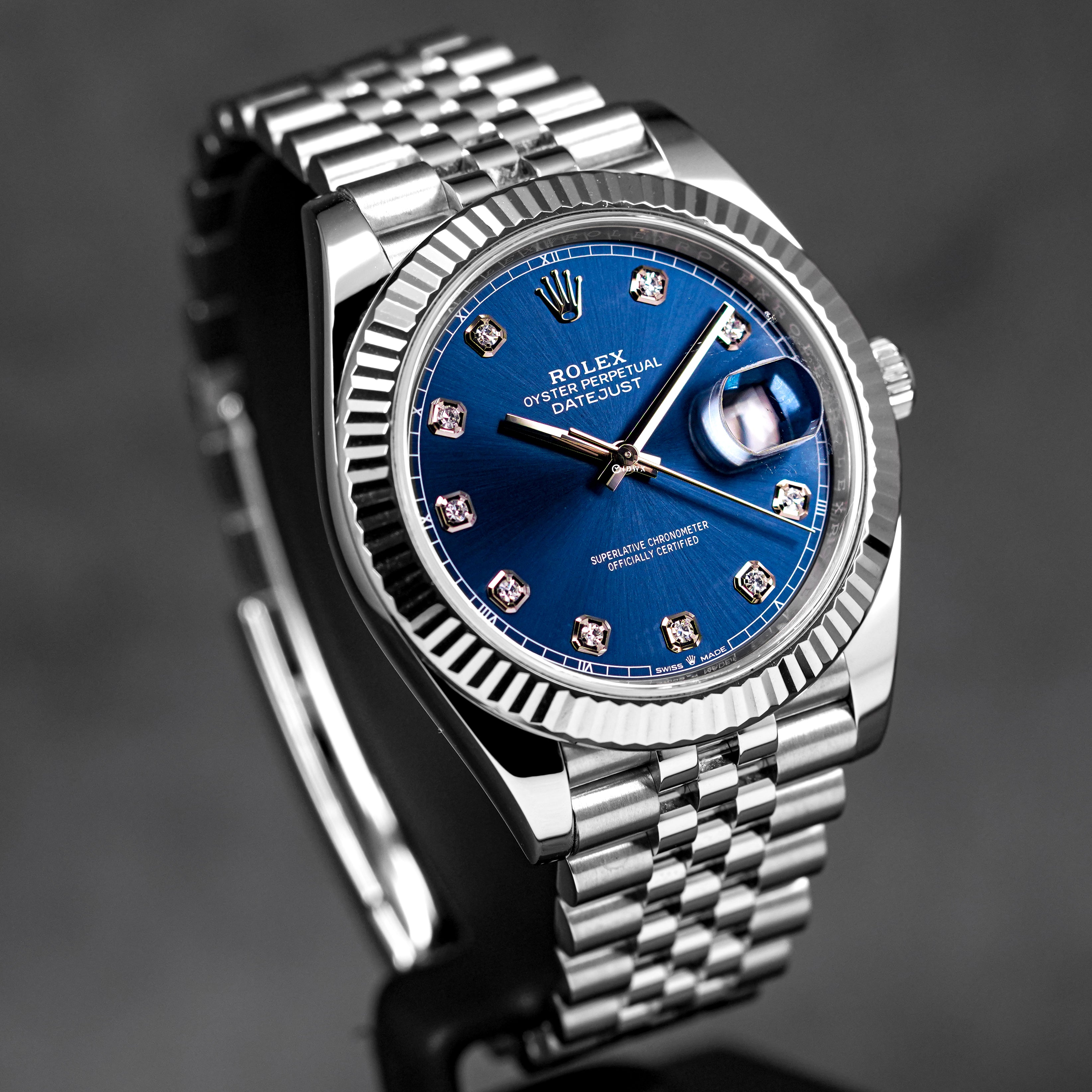 DATEJUST 41MM BLUE DIAMOND DIAL (2019)