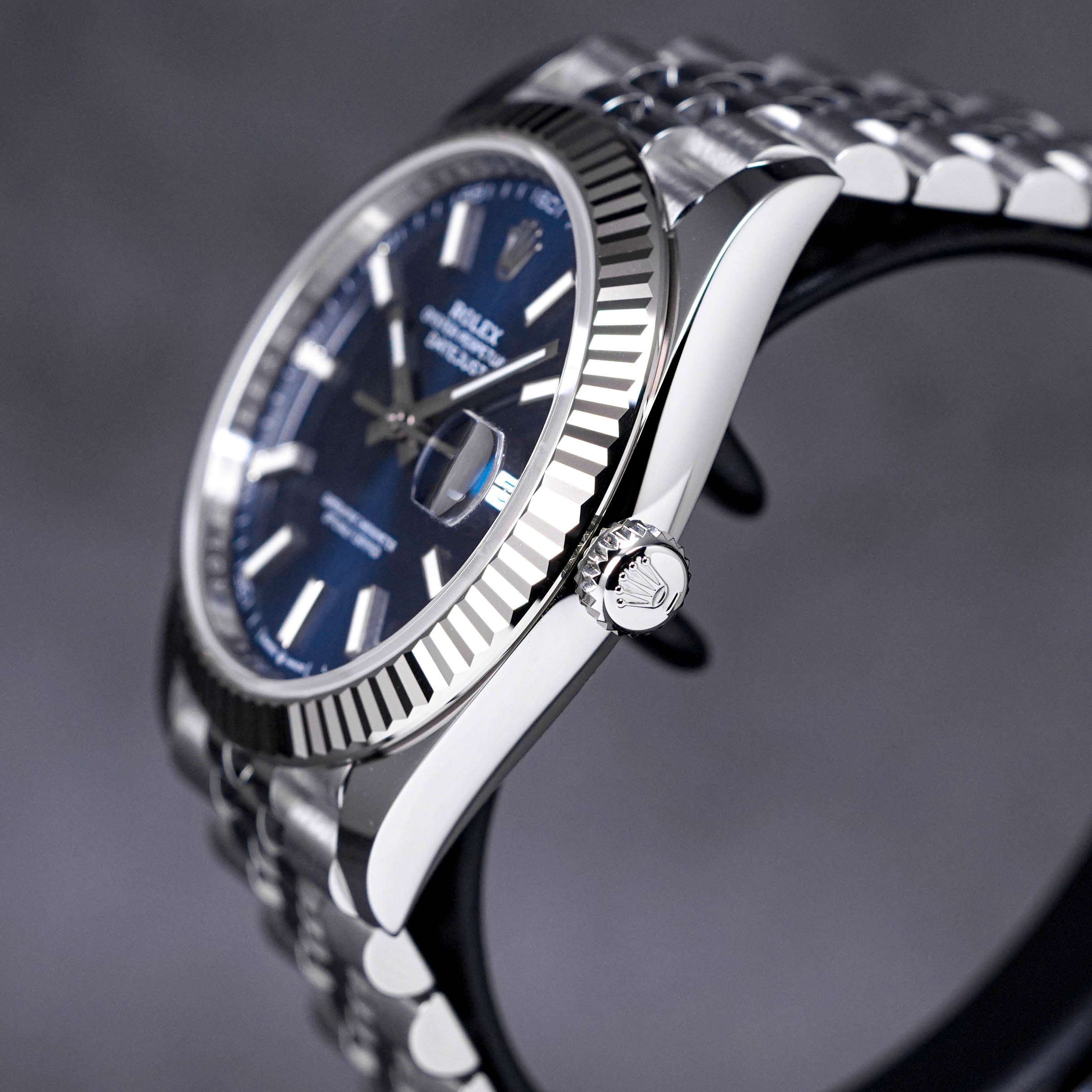 DATEJUST 41MM BLUE INDEX STICK DIAL (2023)