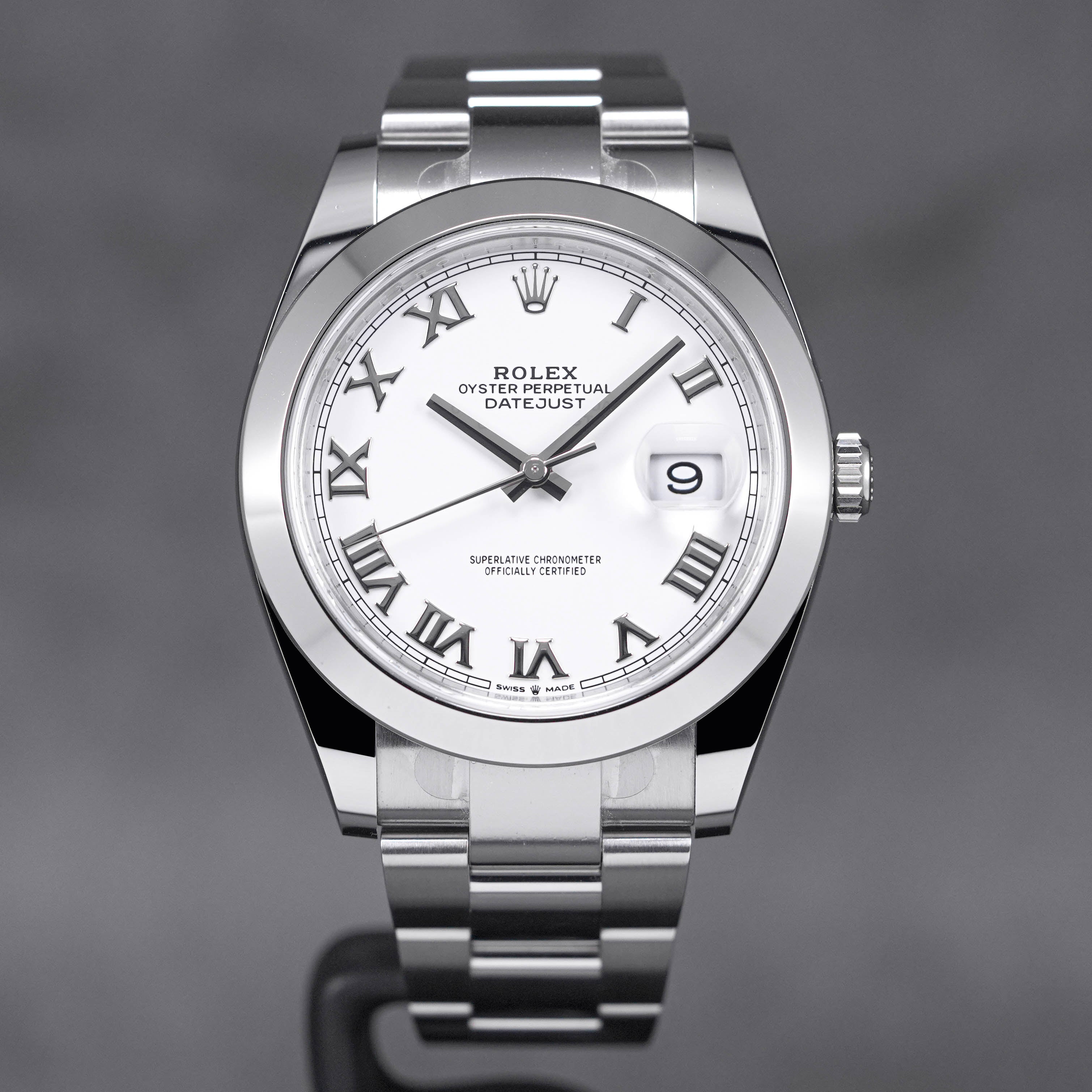 DATEJUST 41MM WHITE ROMAN DIAL (2022)