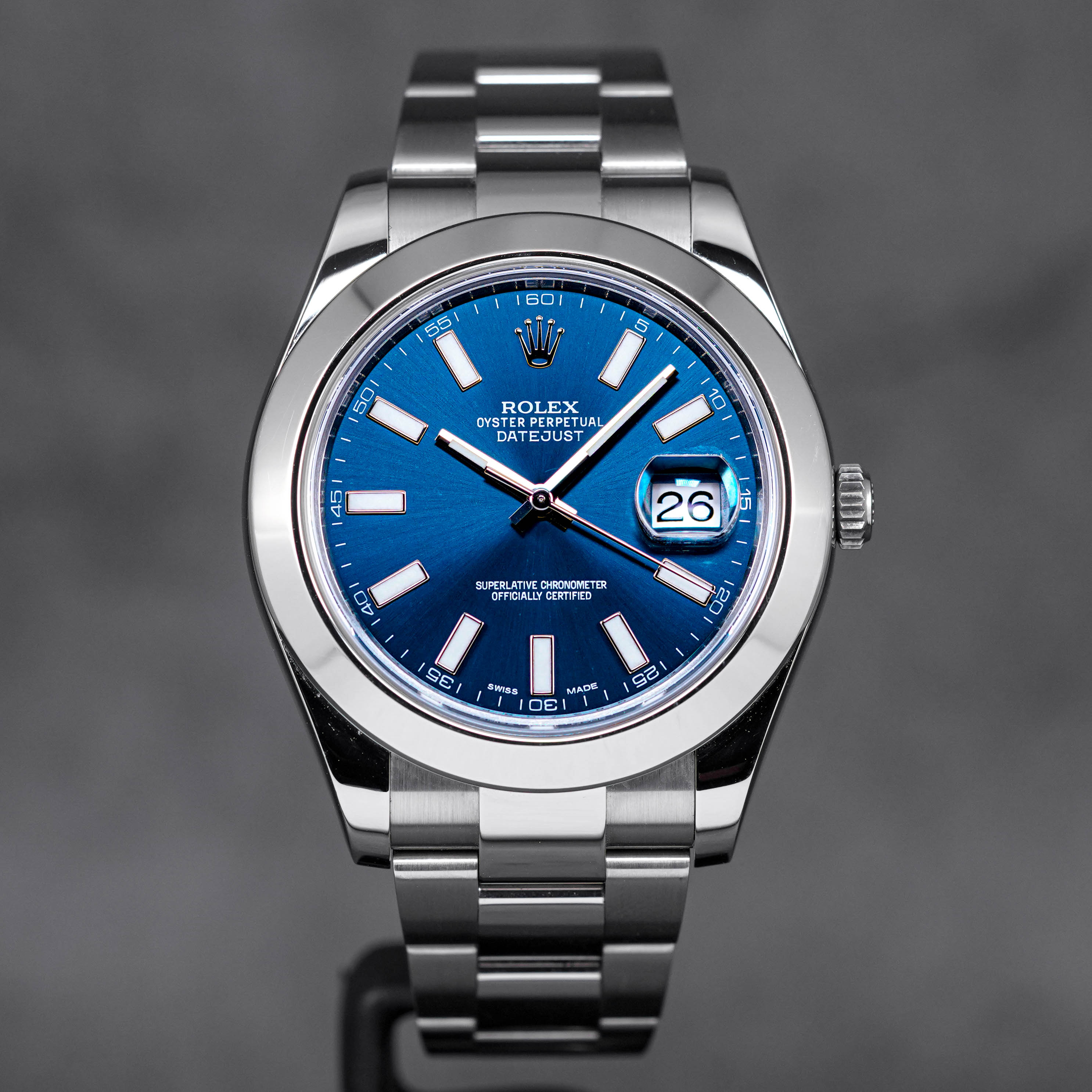 DATEJUST II BLUE DIAL (2014)